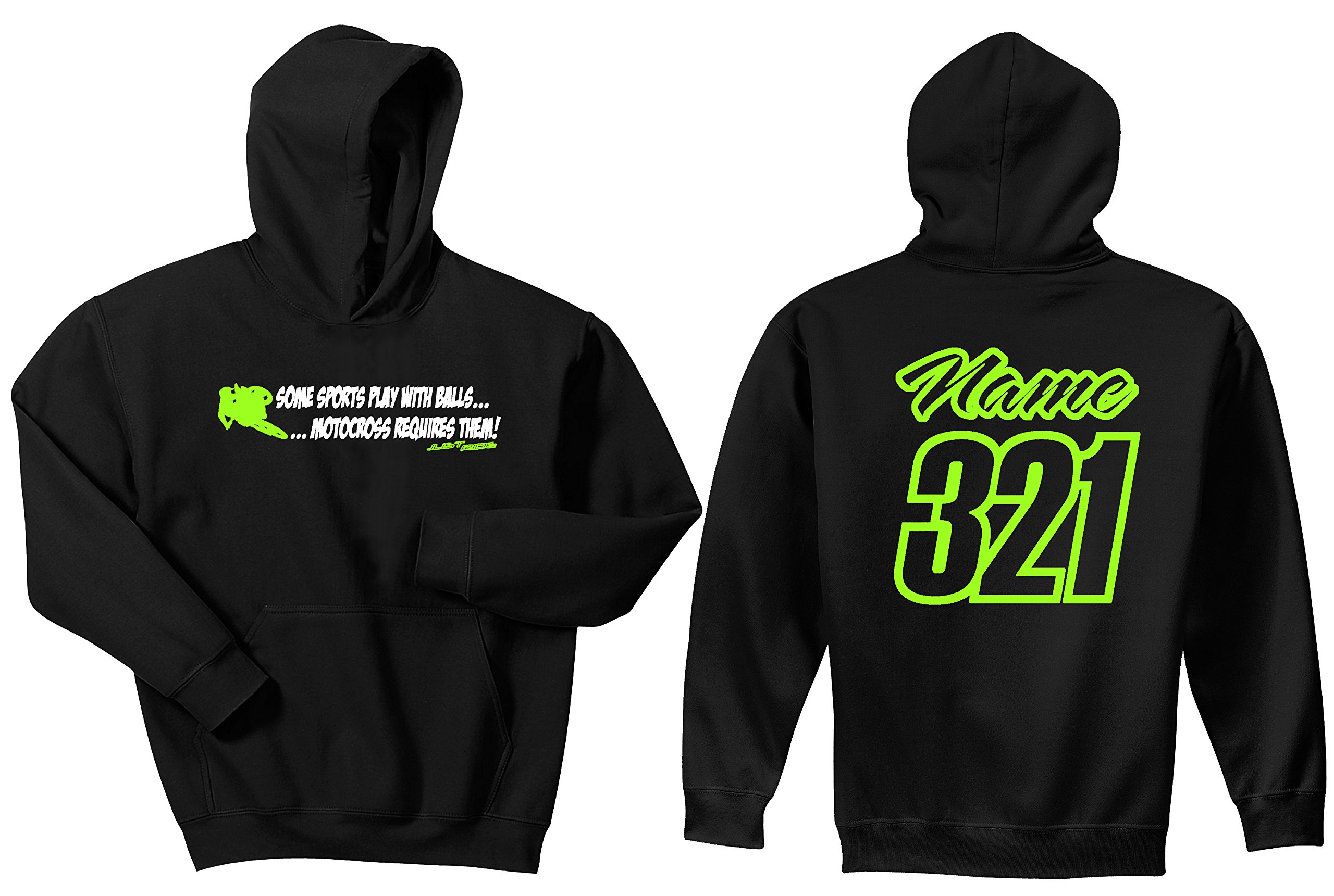 Just Ride Moto Hoodie Sweatshirt - Men's & Women's Motorcycle Riding Pullover - Perfect for Motocross, Sports & Outdoor Activities