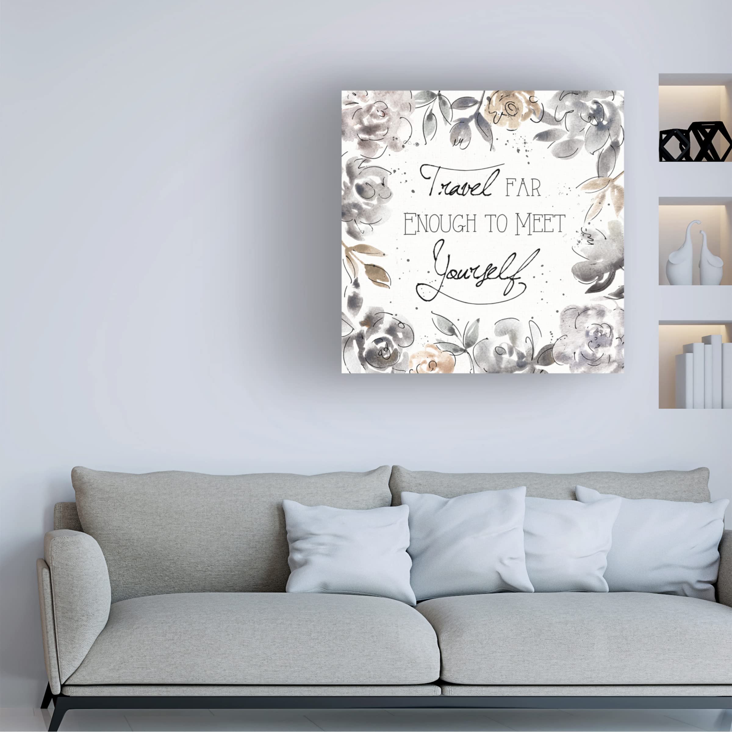 Anne Tavoletti Skyline Sketches VI Canvas Wall Art Print - Modern Cityscape Painting for Living Room, Office & Home Decor