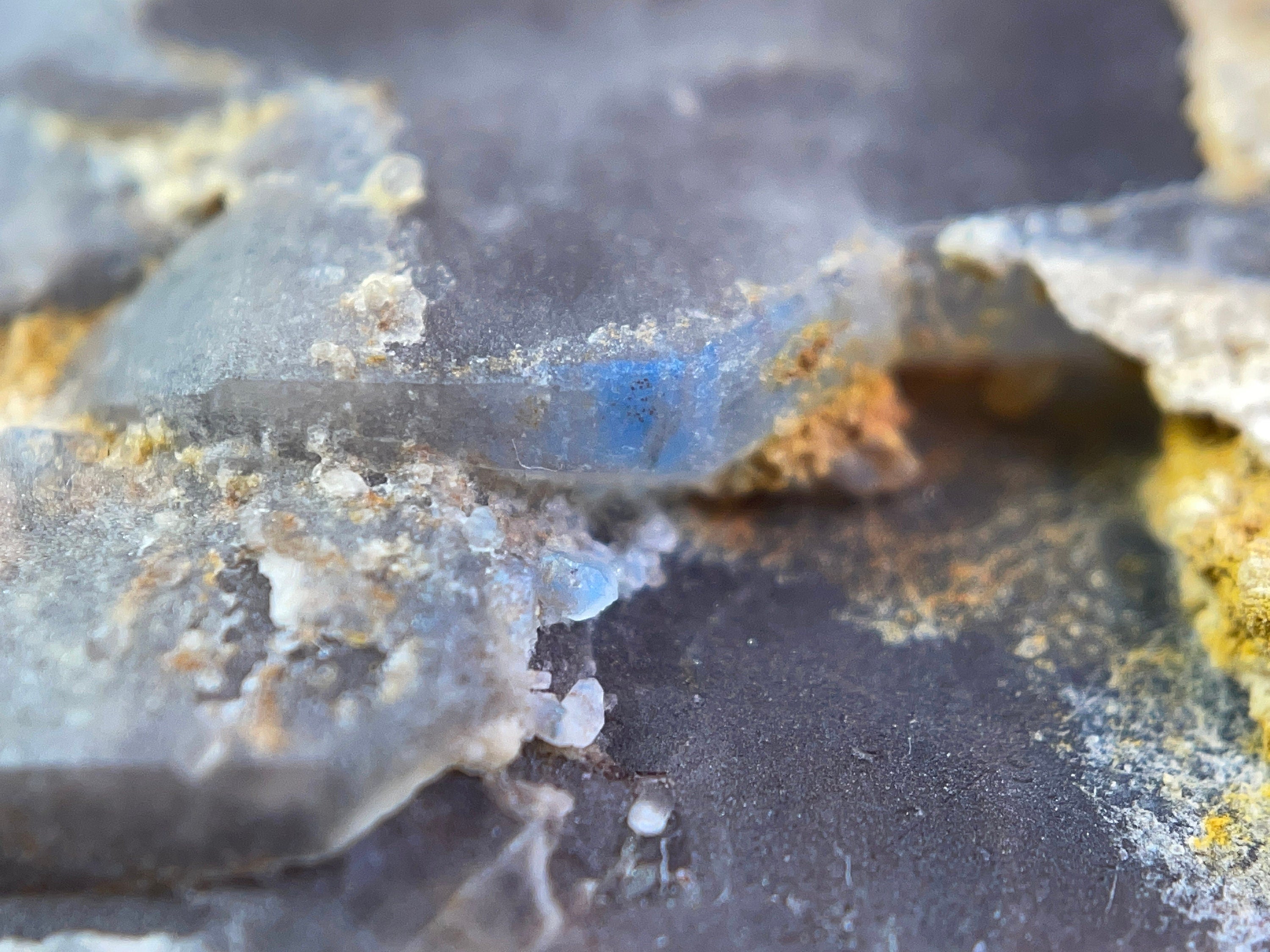 PAPAGOITE in QUARTZ Raw Crystal with HEMATITE - Rare Metaphysical Healing Stones for Meditation, Energy Work & Spiritual Growth (46417)