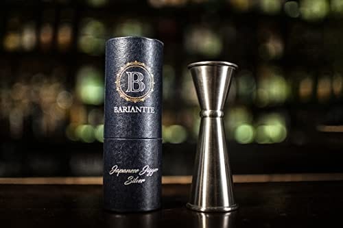Professional Stainless Steel Japanese Jigger - 2 oz & 1 oz Double-Sided Cocktail Measuring Cup for Bartending, Mixology, and Home Bar Use - Perfect for Measuring Liquor, Shots, and Craft Cocktails