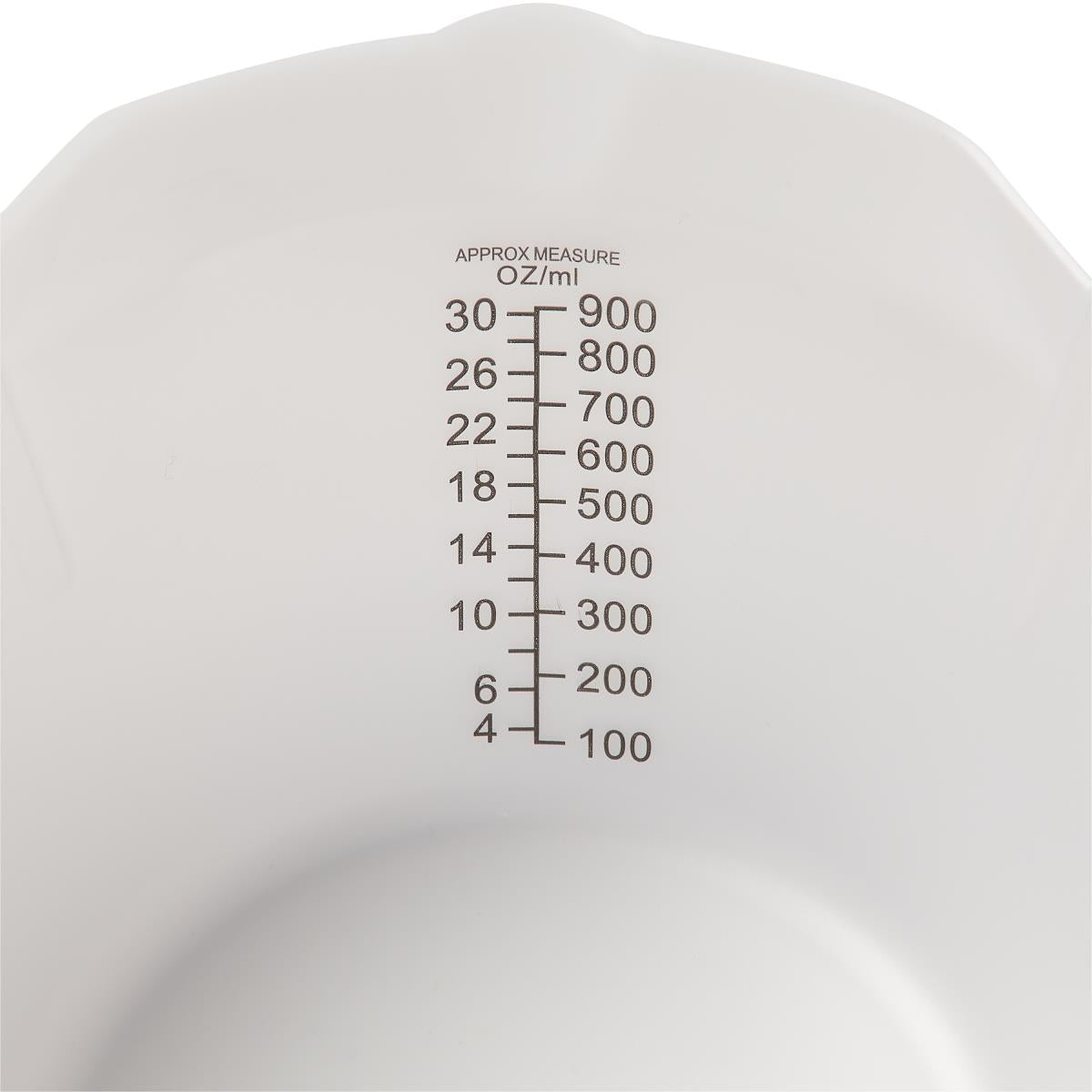 900ml (30oz) Translucent Standard Specimen Collector Pan for Urine & Stool with Black Graduations - Ideal for Medical Labs, Hospitals & Home Healthcare Use