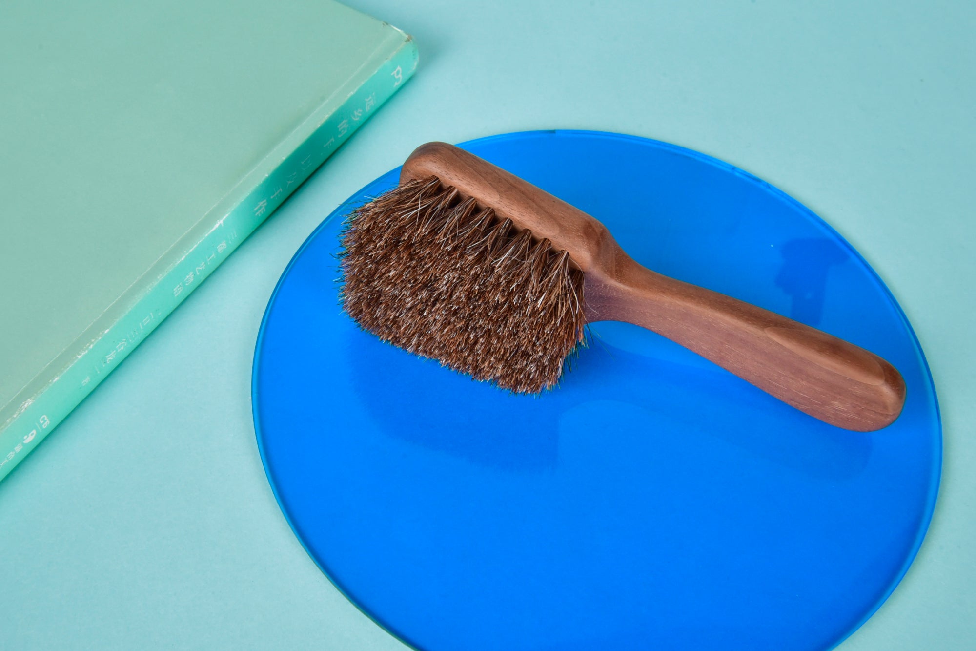 Natural Horsehair Baby Hair Brush - Gentle & Soft for Newborns & Toddlers - Perfect for Daily Hair Care & Styling at Home or On-the-Go