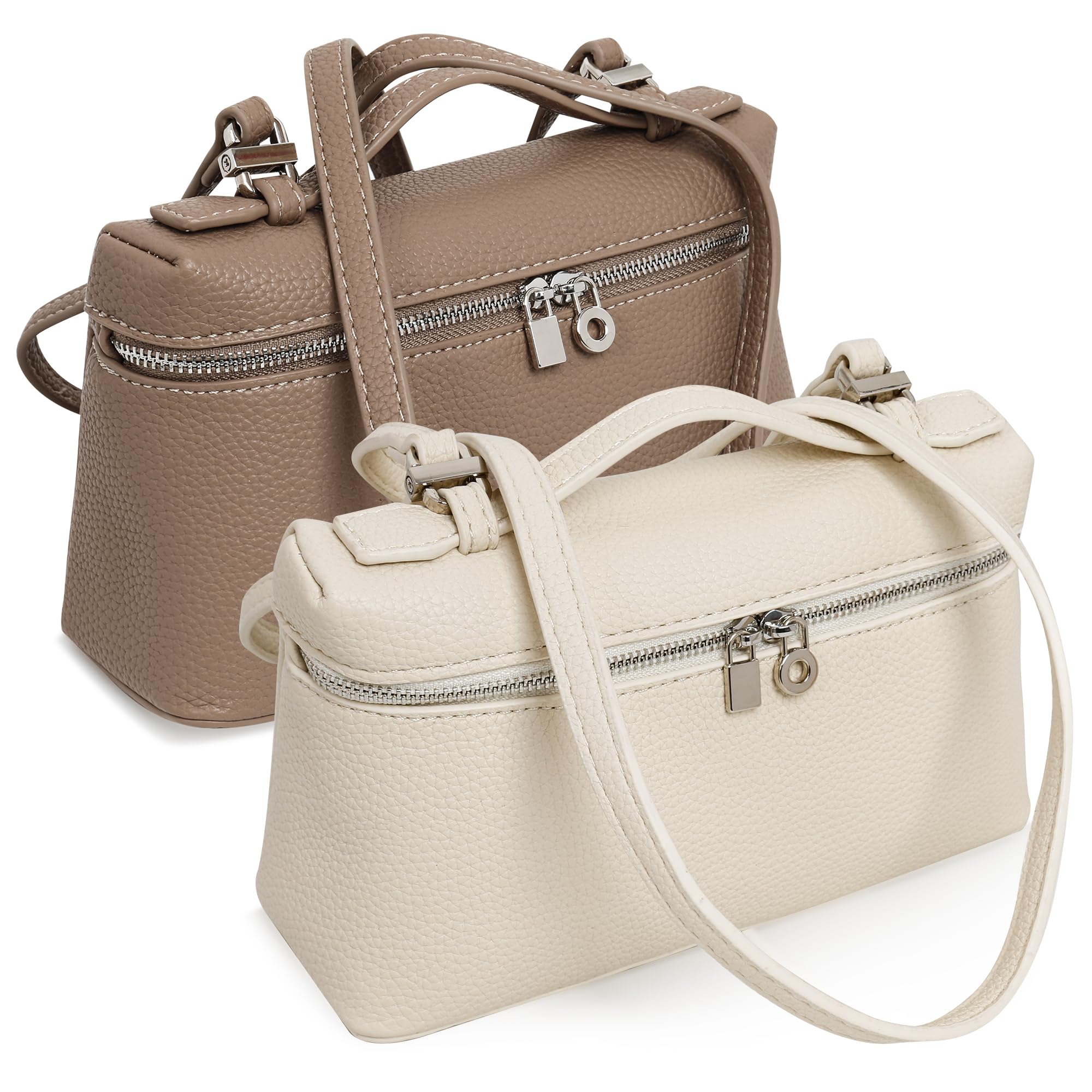 Stylish Women's Crossbody Bags with Detachable Strap - Small Top Handle Pouch Purse for Everyday Use, Travel & Shopping | Fashionable Shoulder Bag for Work & Outings