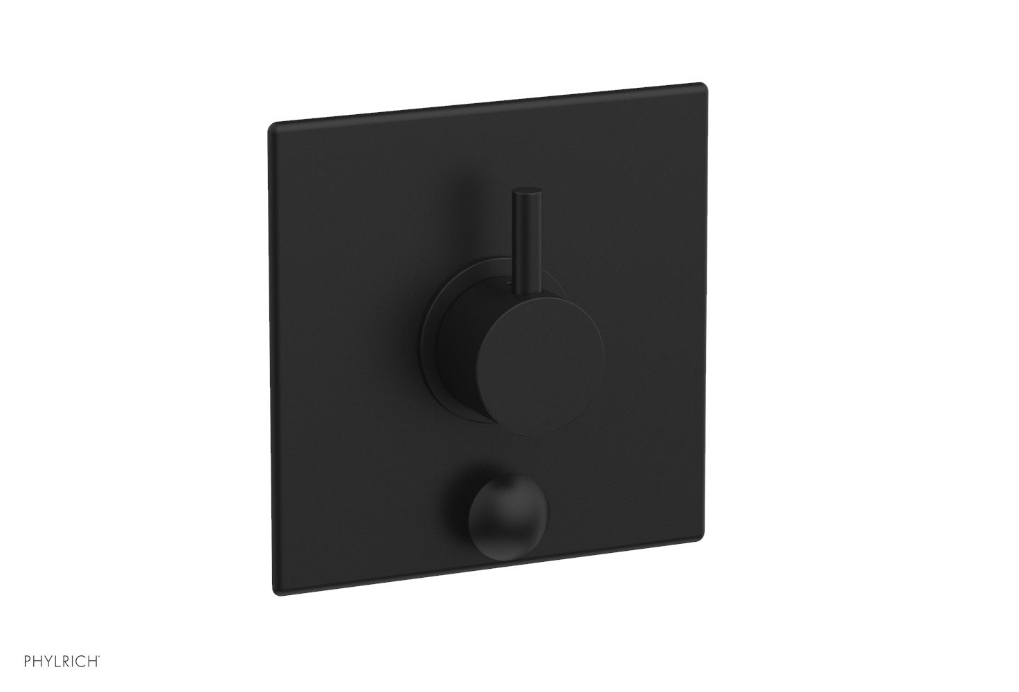 BASIC II Pressure Balance Shower Plate with Diverter and Handle Trim Set 4 203 - Chrome Finish for Bathroom & Shower Installation - Perfect for Home Renovation and Modern Bathroom Upgrades