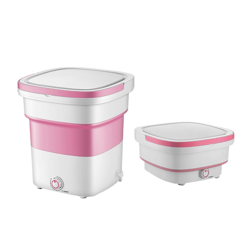 Portable Mini Washing Machine - Compact Foldable Underwear & Small Clothes Washer with Turbine Rotation for Travel, Camping, Dorms & Apartments | Perfect for RV Trips, Backpacking & Small Space Living