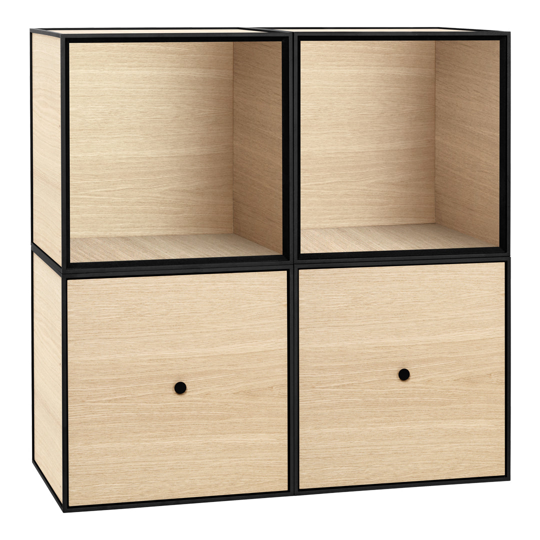 Mogens Lassen Frame Square Audo Copenhagen - Modern Scandinavian Minimalist Dining Table for Small Spaces, Home Office & Apartment Living