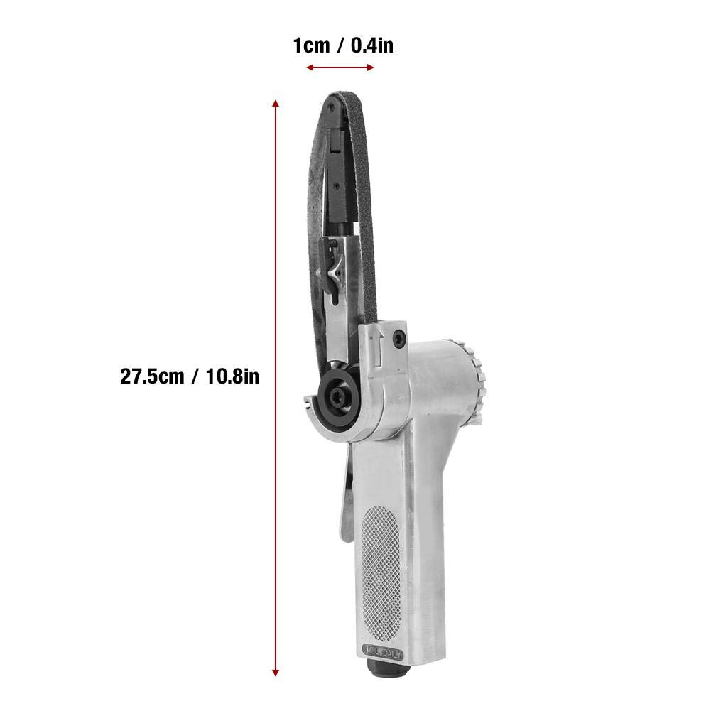 Industrial Pneumatic Air Belt Sander - 16000 RPM High-Speed Polishing Tool (10x330mm Belt) for Metal, Wood & Automotive Sanding - Perfect for Workshop, DIY & Professional Use