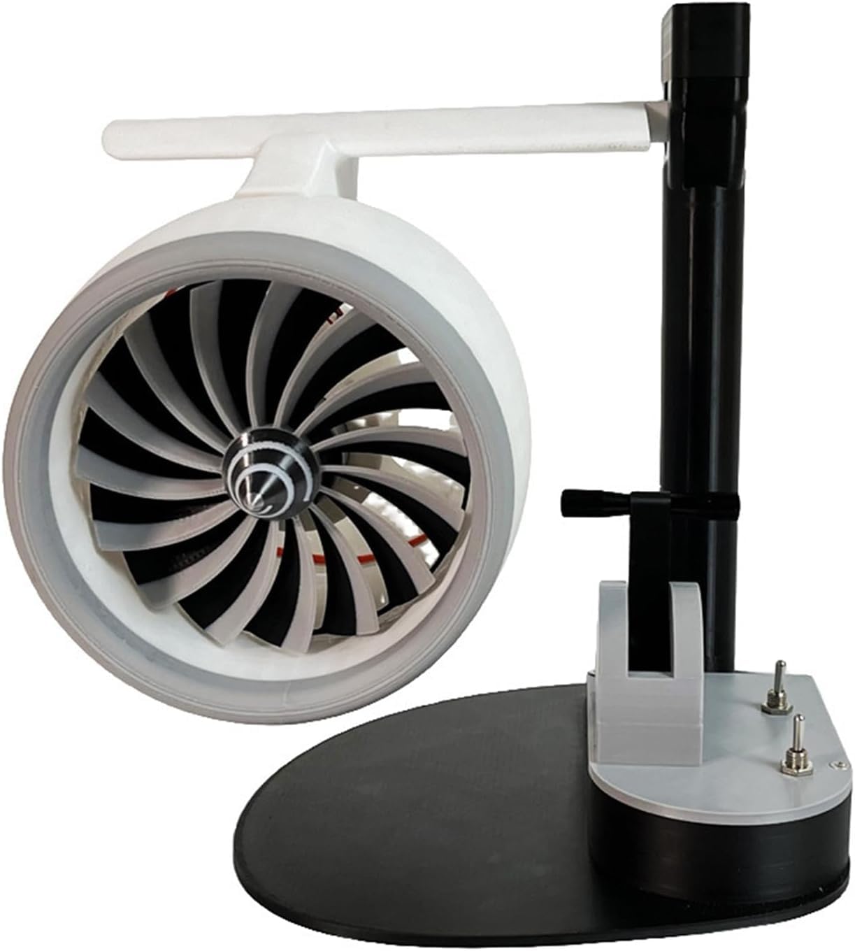 Turbojet Desktop Fan with Humidifier - Powerful Jet Engine Cooling Fan for Office & Home Use (Red) - Perfect for Workstations, Bedrooms & Dry Environments