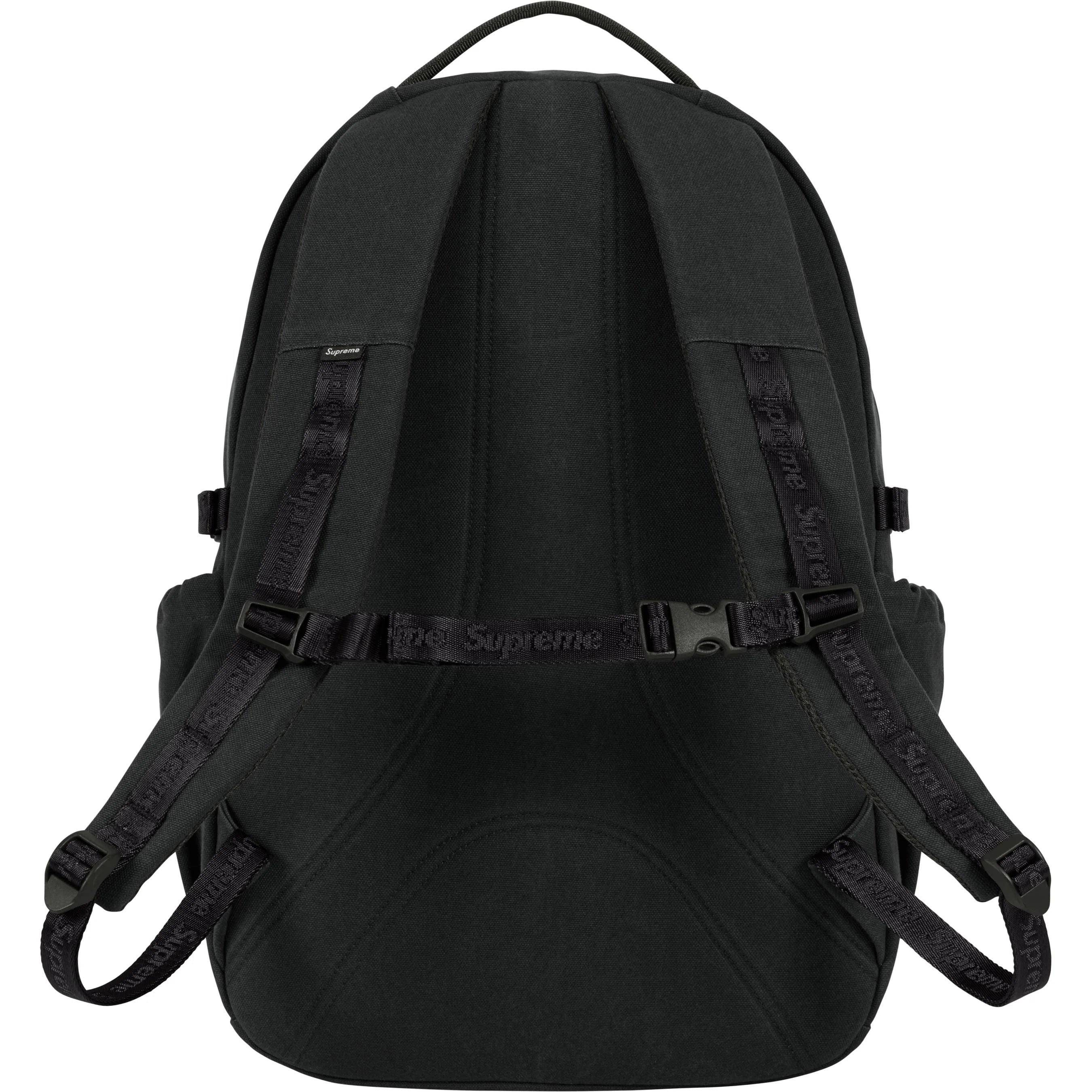 Supreme SS25 Backpack - Waterproof Travel Backpack for Men & Women - Durable Laptop Backpack for Work, School, Hiking & Outdoor Adventures (Black)