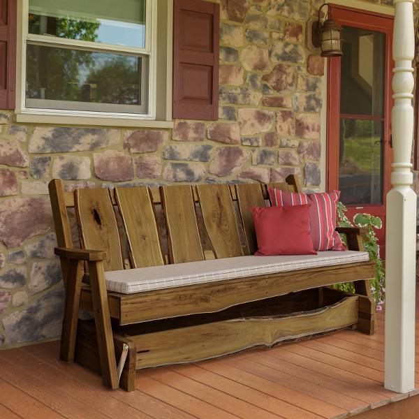 Timberland Glider Bench - Premium Outdoor Wooden Bench for Patio, Garden, and Backyard Relaxation | Perfect for Lounging, Reading, and Enjoying Nature