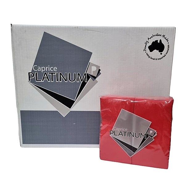 Premium Caprice Platinum 500 GT Fold Dinner Napkins - 13.5