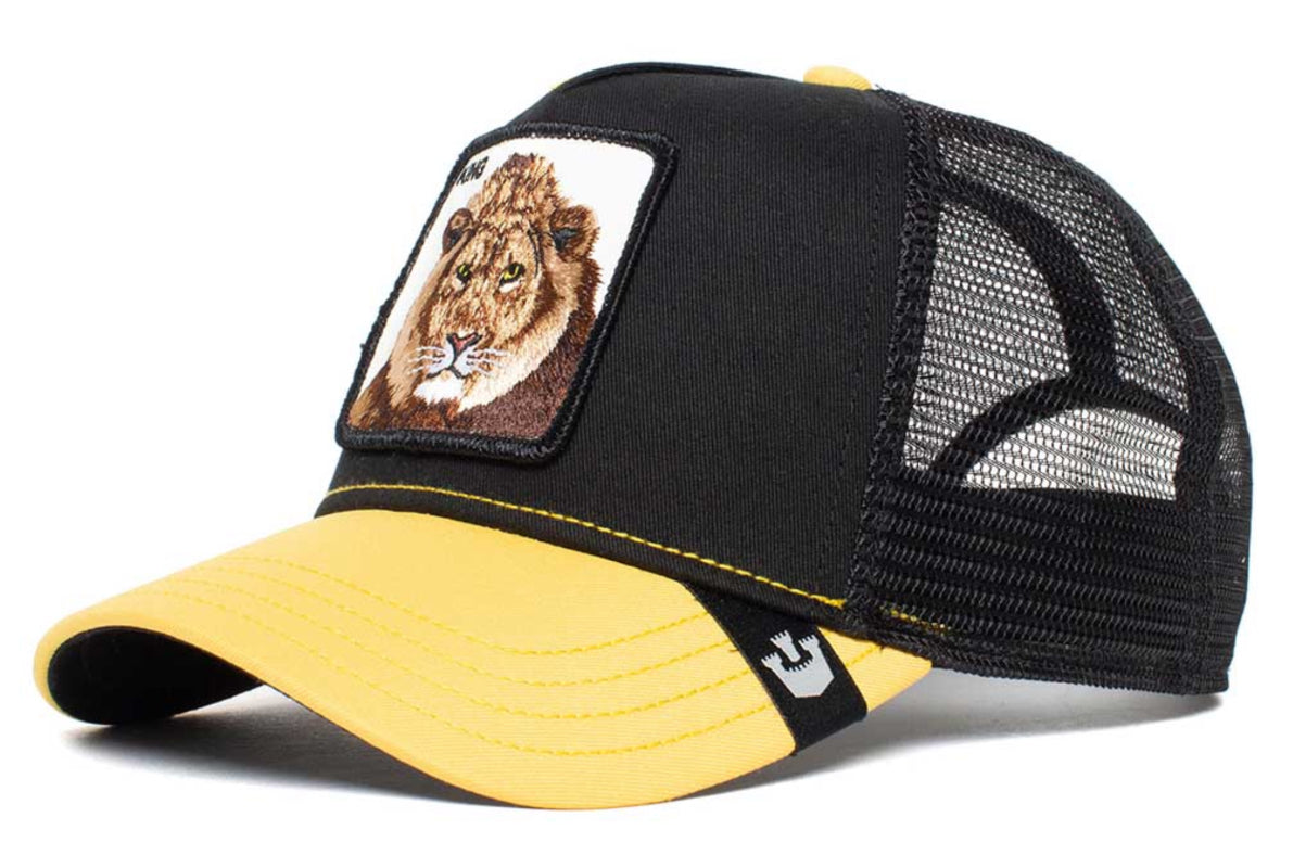 Goorin Bros 'The King Lion' Gold Trucker Style Baseball Cap for Men & Women - Stylish & Comfortable Hat for Outdoor Activities, Sports, and Casual Wear