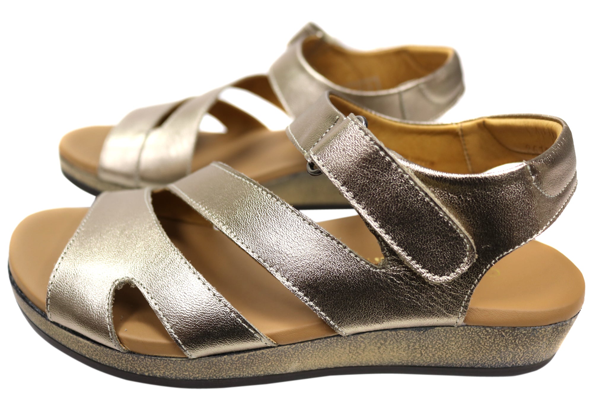 Opananken Jules Women's Comfortable Brazilian Leather Sandals - Breathable Summer Sandals for Walking, Beach, Travel & Casual Outfits