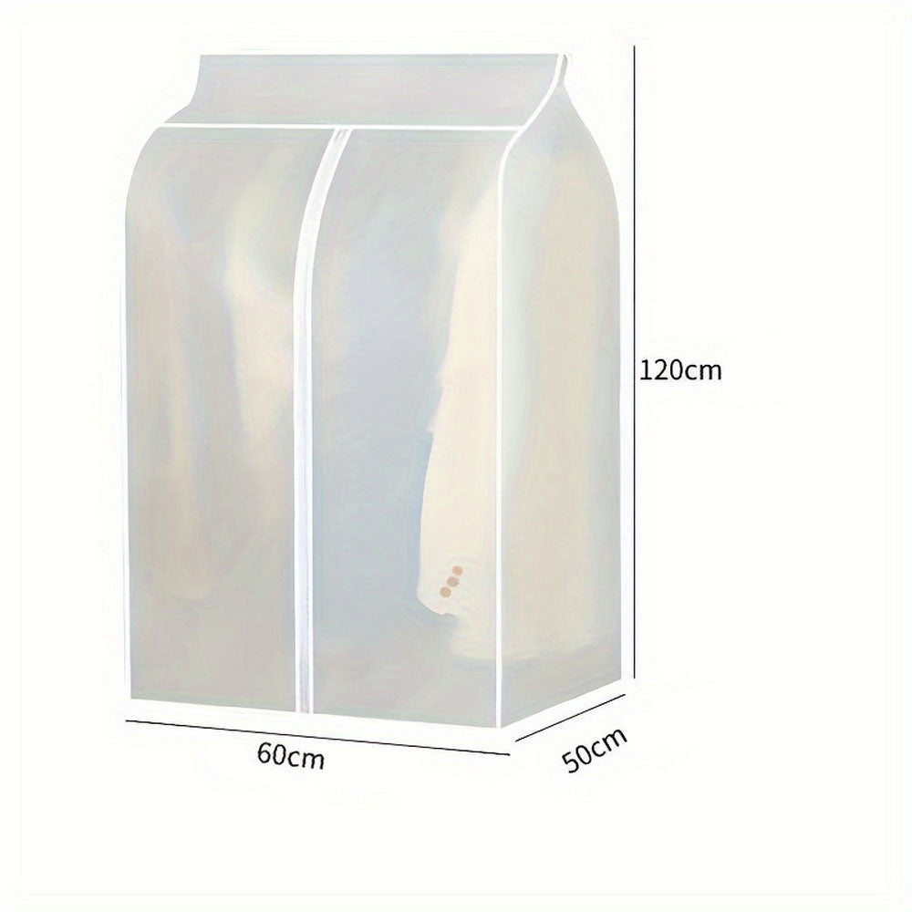 120cm Clothes Dust Cover Wardrobe Protector - Breathable Garment Storage Bag for Suits, Dresses & Coats | Perfect for Closet Organization & Seasonal Clothing Storage