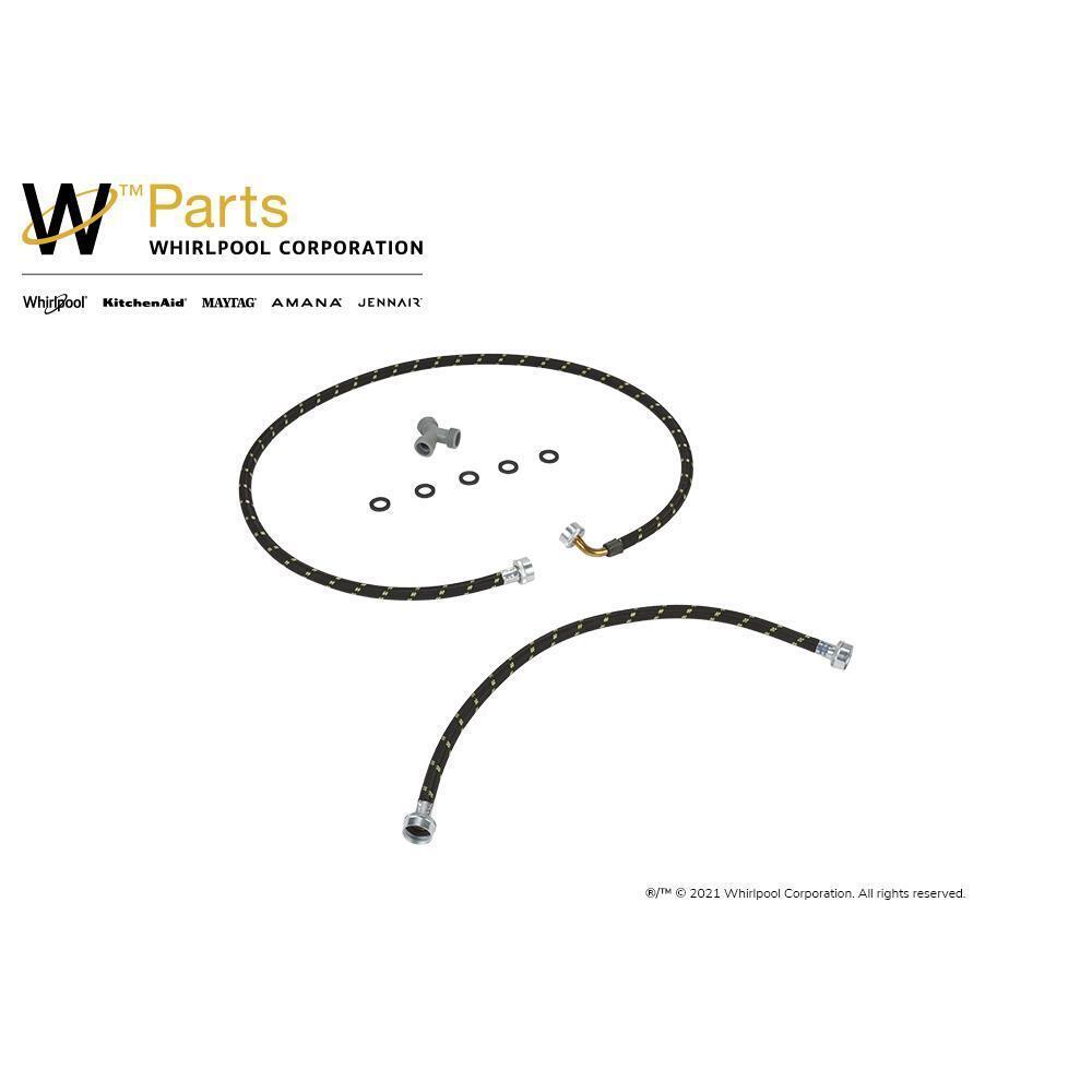 Amana W10623830 Steam Dryer Hose Kit - Replacement Venting Accessory for Amana Dryers | Perfect for Laundry Room & Home Appliance Maintenance