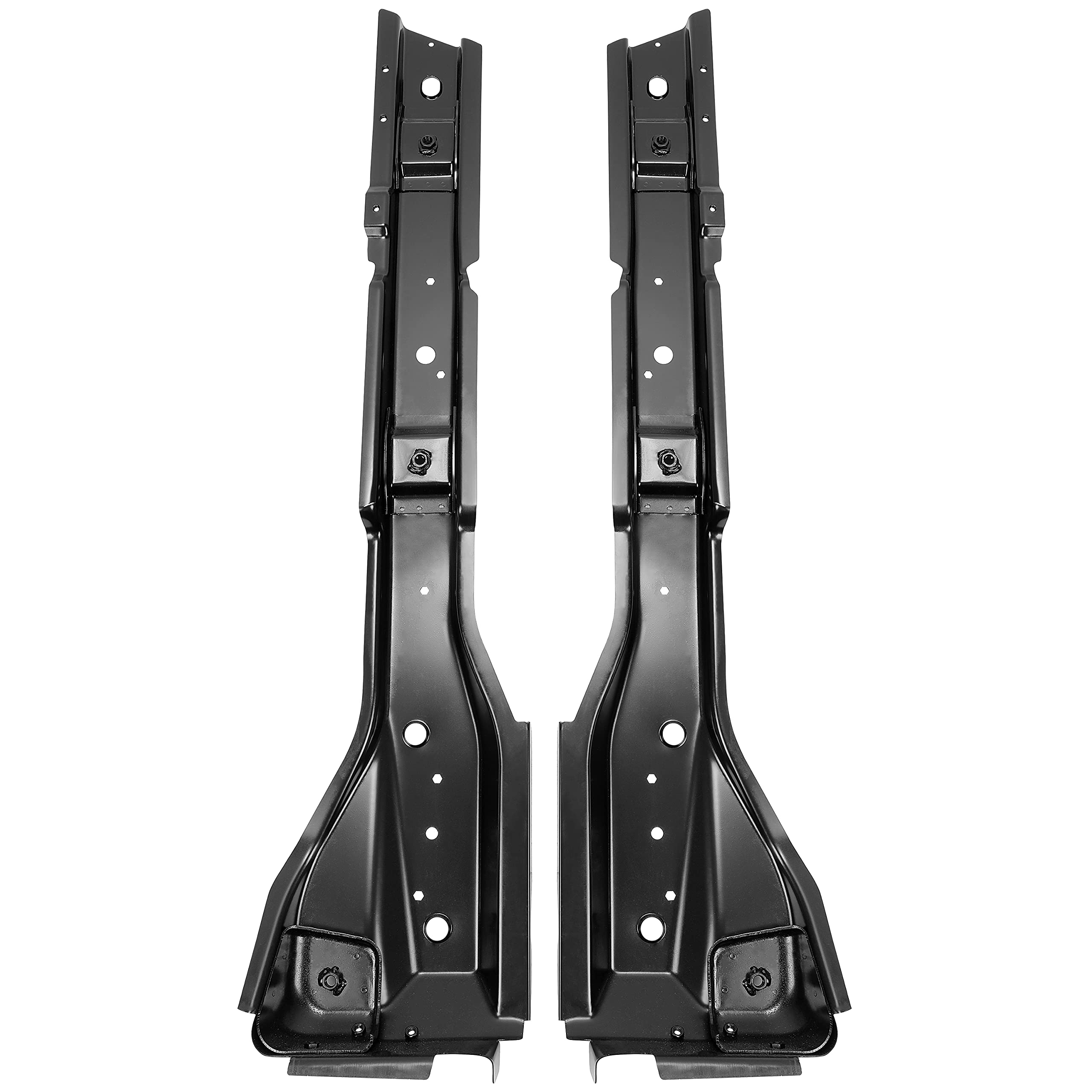 **KUAFU Heavy Duty Steel Floor Supports & Pans for 1997-2006 Jeep TJ Wrangler 2-Door - Left & Right Full Body Mounts & Torque Boxes (2-Pack) - Rust-Proof Electrophoresis Coating - Off-Road & Daily Driving Upgrade**