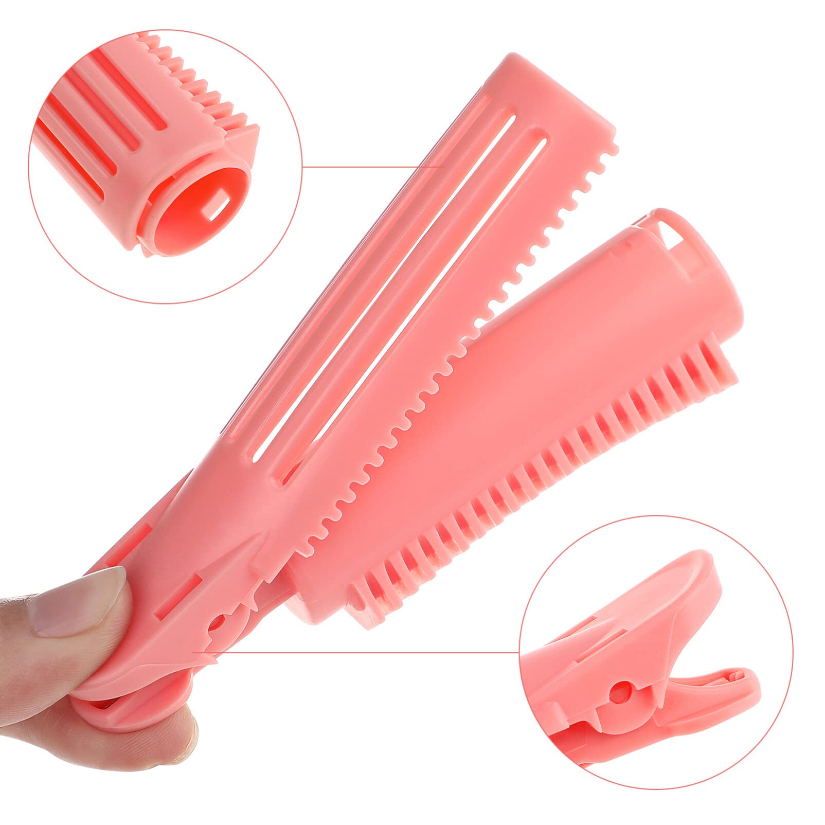 10 Pcs Hair Root Curlers & Volumizing Clips - Fluffy Hair Rollers for Short Hair, Bangs & Lazy Styling | Perfect for Home, Salon & Travel Use