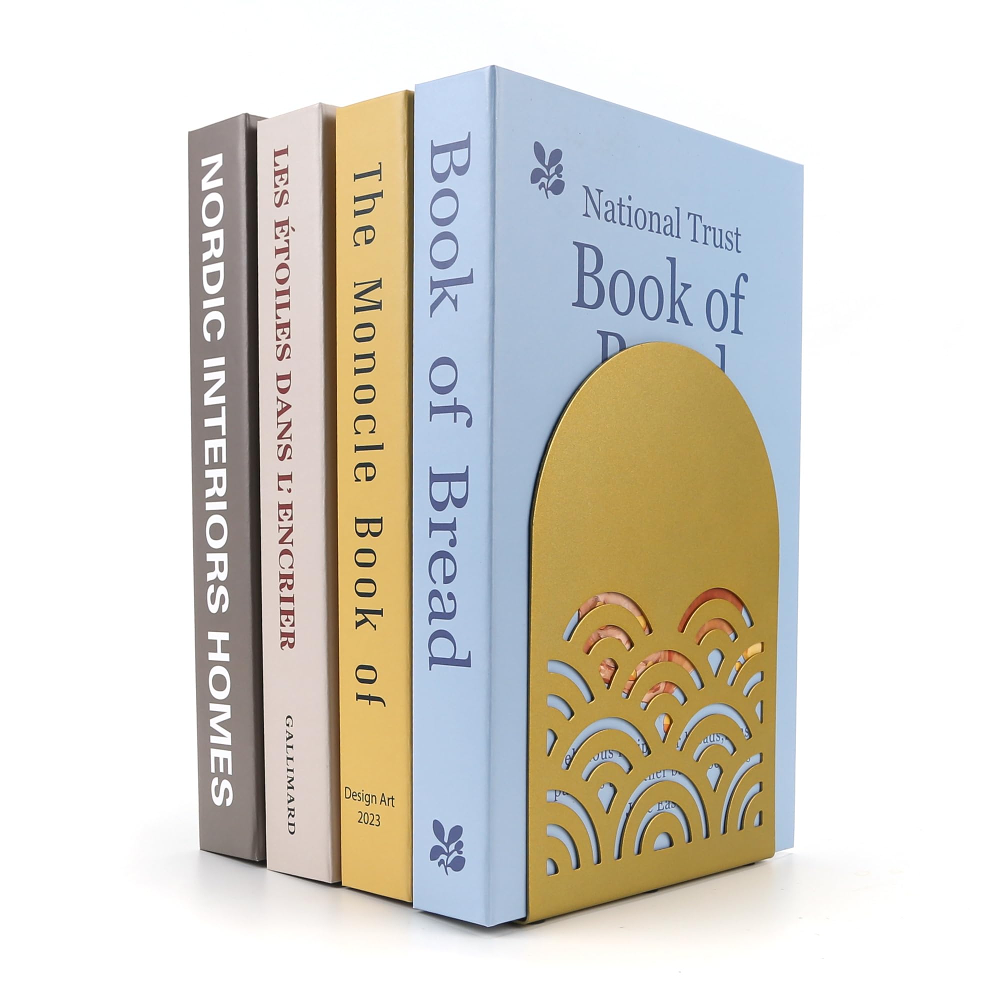 PTShadow Set of 4 Decorative Faux Books - Modern Home & Office Decor for Coffee Tables, Bookshelves, Living Room Styling | Perfect for Interior Design, Housewarming Gifts & Photo Props