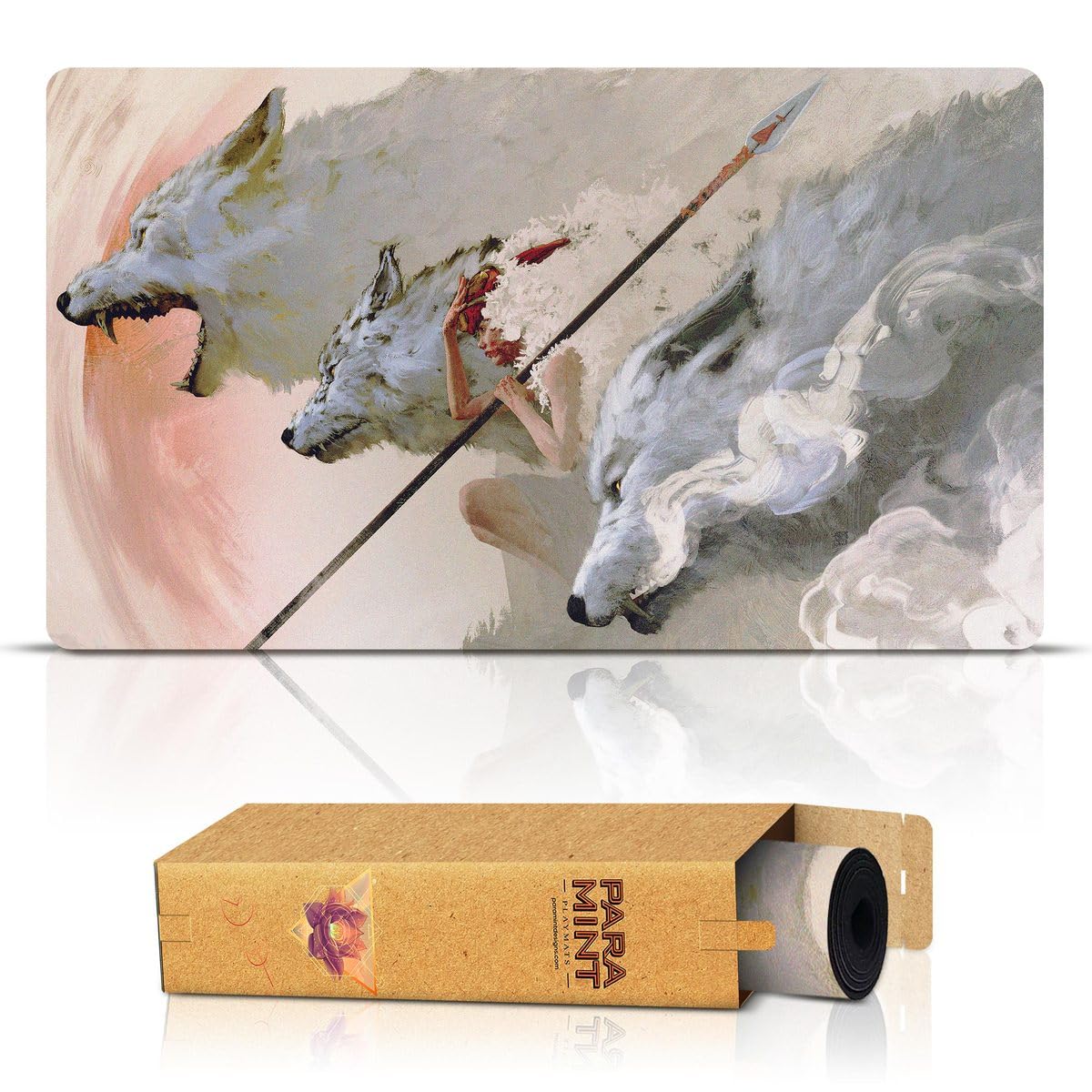 Anato Finnstark Mononoke Anime MTG Playmat - Stitched Magic The Gathering Playmat for MTG, YuGiOh & TCG Games - Premium Original Art Design Gaming Accessory - Perfect for Card Game Tournaments & Casual Play