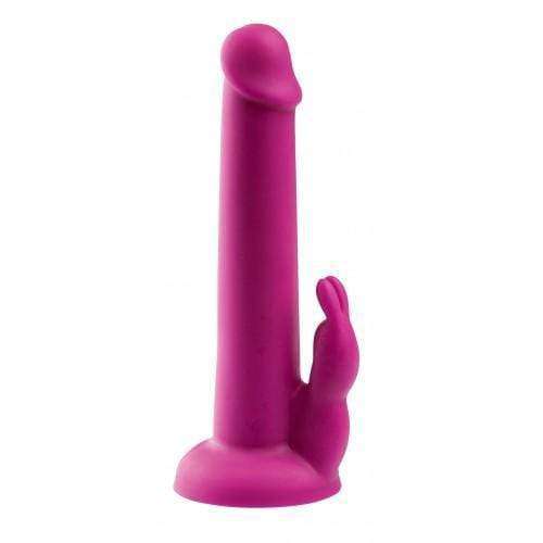MINDS OF LOVE Rabbit Silicone Dildo - Realistic Dual Stimulation Vibrator for Women, Body-Safe Silicone Adult Toy for G-Spot & Clitoral Pleasure | Perfect for Couples Play & Solo Intimate Moments