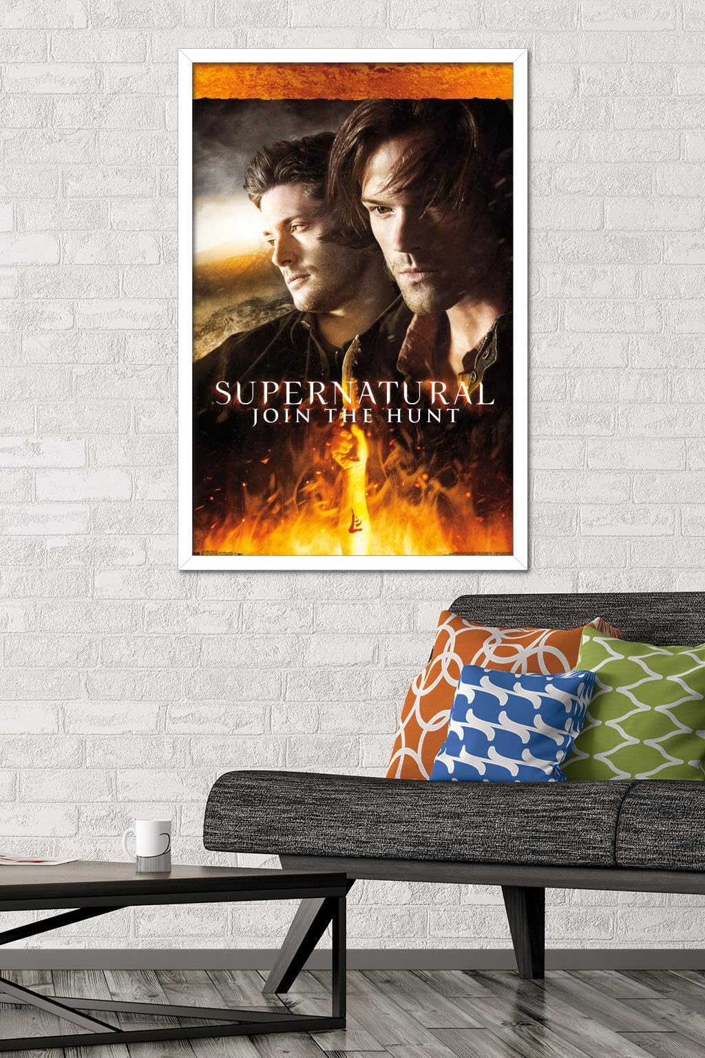 Supernatural Fire Wall Poster - 22.375