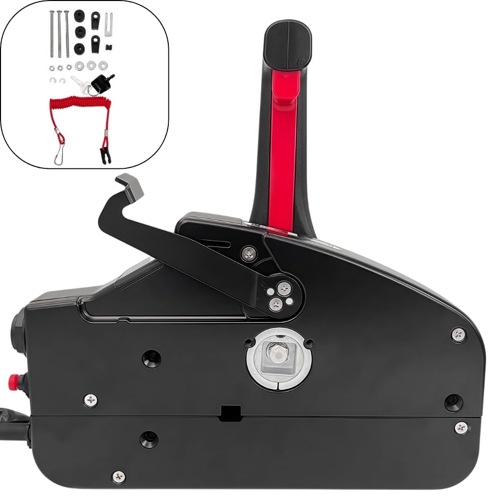 Honda Outboard Engine Throttle Control Box 24800-ZZ5-A22 - Side Mounted Remote Trolling Control for Marine Boating & Fishing | Compatible with Honda Marine Engines | Durable NHK MEC Assembly for Smooth Speed Adjustment