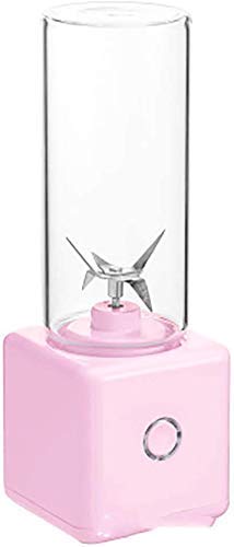Portable USB Rechargeable Blender - 320ml 6-Blade Smoothie Maker & Fruit Juicer Cup for Travel, Gym, Office, Home - Red & Pink Options for Healthy Drinks On-The-Go