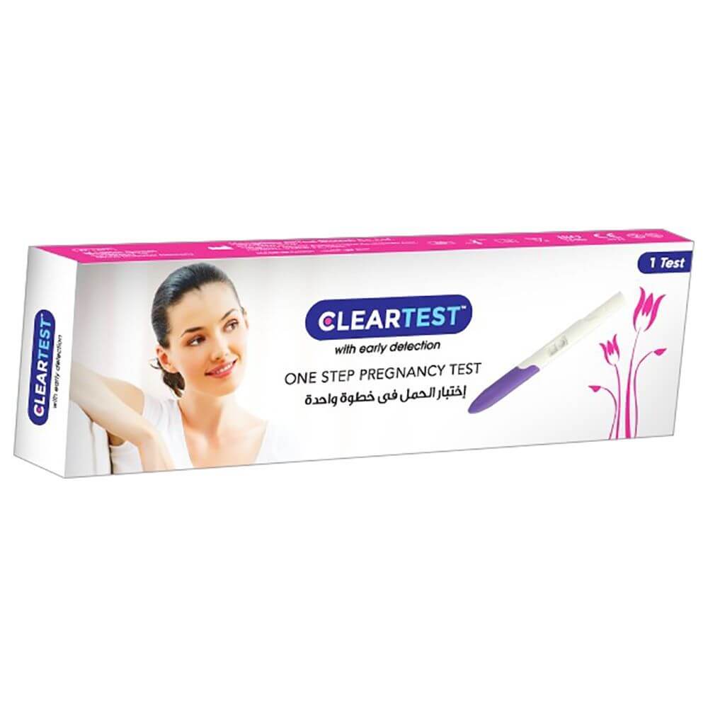 ClearTest Pregnancy Rapid Test Midstream - 1 Test per Box, Early Detection, Accurate Results | Home Use, Doctor Recommended, Fast & Easy Pregnancy Testing