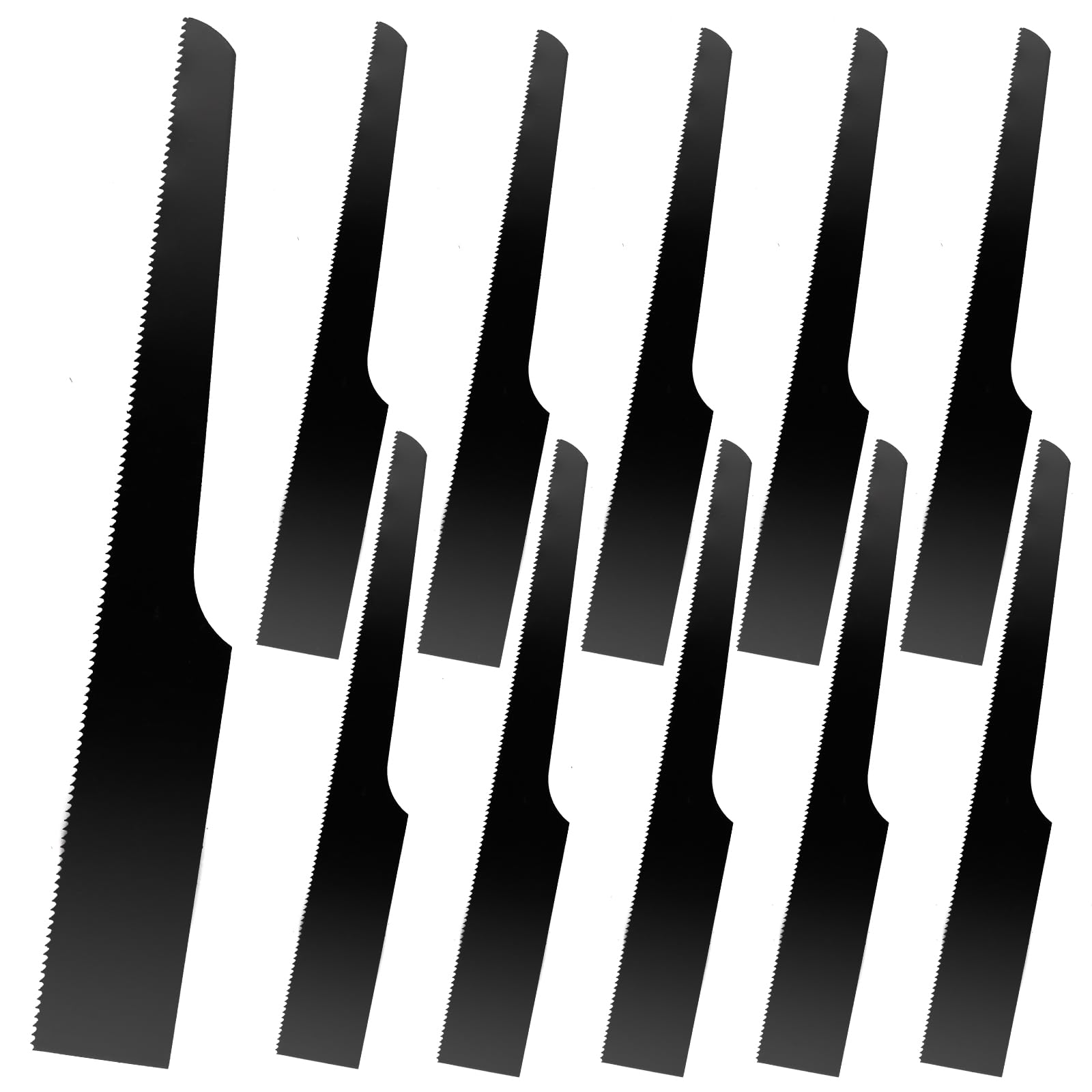 10-Pack 32T Reciprocating Saw Blades for Metal, Wood, Rubber Cutting - Heavy Duty Hacksaw Blades for DIY, Construction & Home Improvement Projects