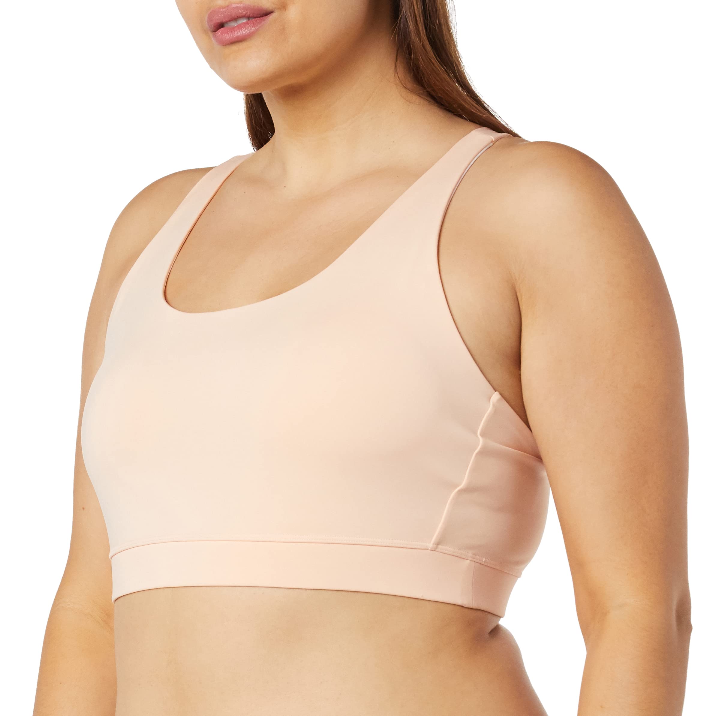 Amazon Essentials Women's Everyday Fitness Sports Bra - Breathable Workout Top for Yoga, Running & Gym - Comfortable Strappy Design for Active Lifestyles