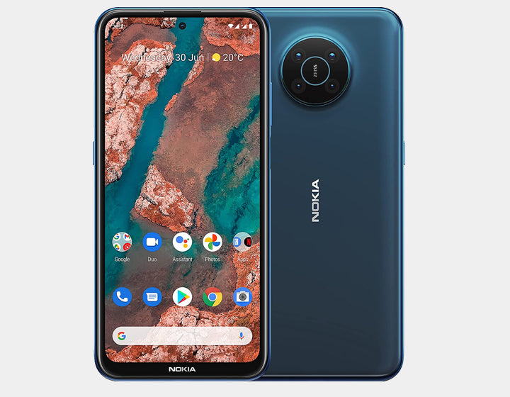 Nokia X20 5G Unlocked Smartphone - 128GB Storage, 8GB RAM, Dual SIM, Nordic Blue - Perfect for Travel, Business & Streaming