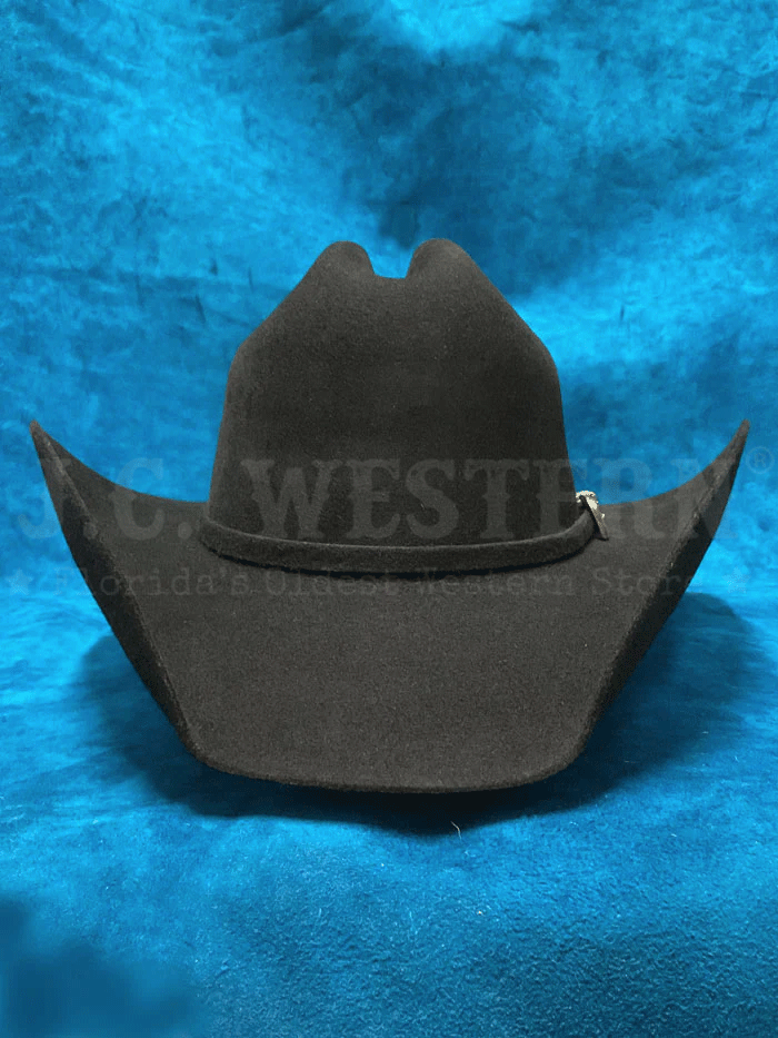 Premium Bullhide BACK ROADS 6X 0625BL Wool Cowboy Hat - Black Western Style for Men - Perfect for Rodeo, Ranch Work & Outdoor Adventures
