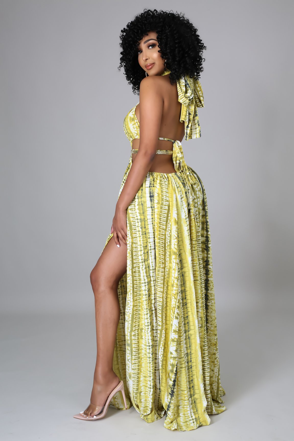 Miami Nights Yellow Summer Dress for Women - Sexy Party Dress for Club, Beach Vacation & Evening Out