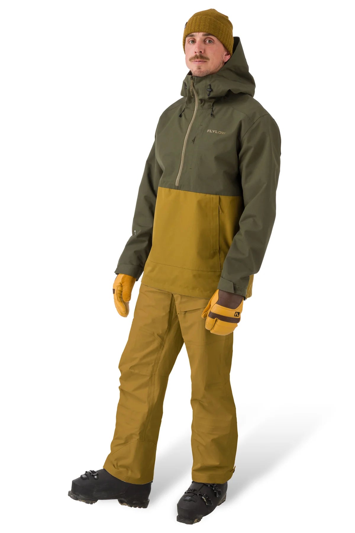 Flylow Knight Anorak Jacket 2025 - Waterproof Ski & Snowboard Jacket for Men - Lightweight Winter Outerwear for Mountain Climbing & Outdoor Adventures