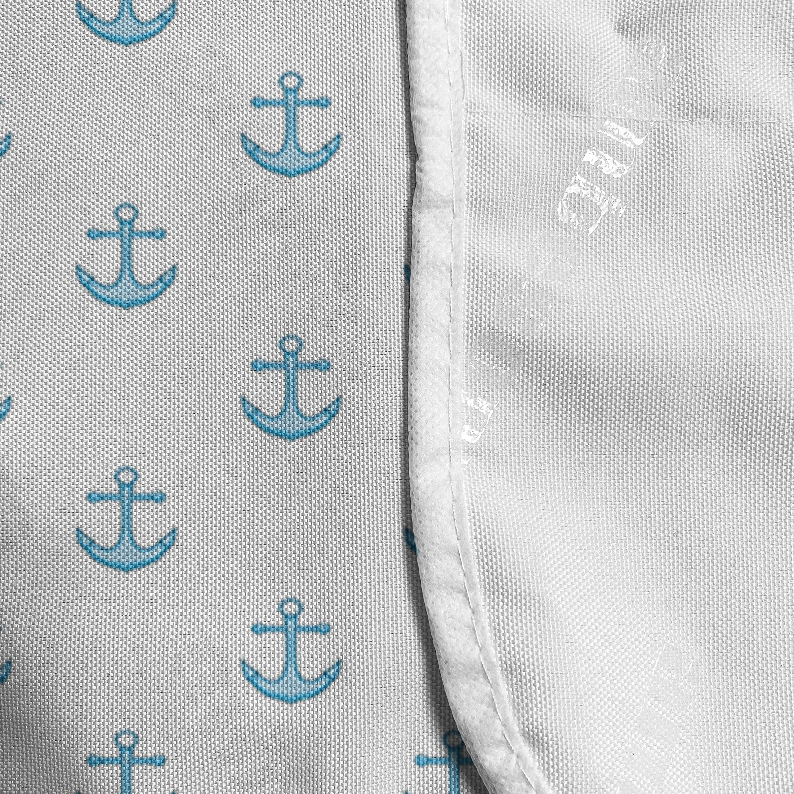 Ambesonne Anchor Microwave Oven Cover - Waterproof Kitchen Organizer with Pockets, 36