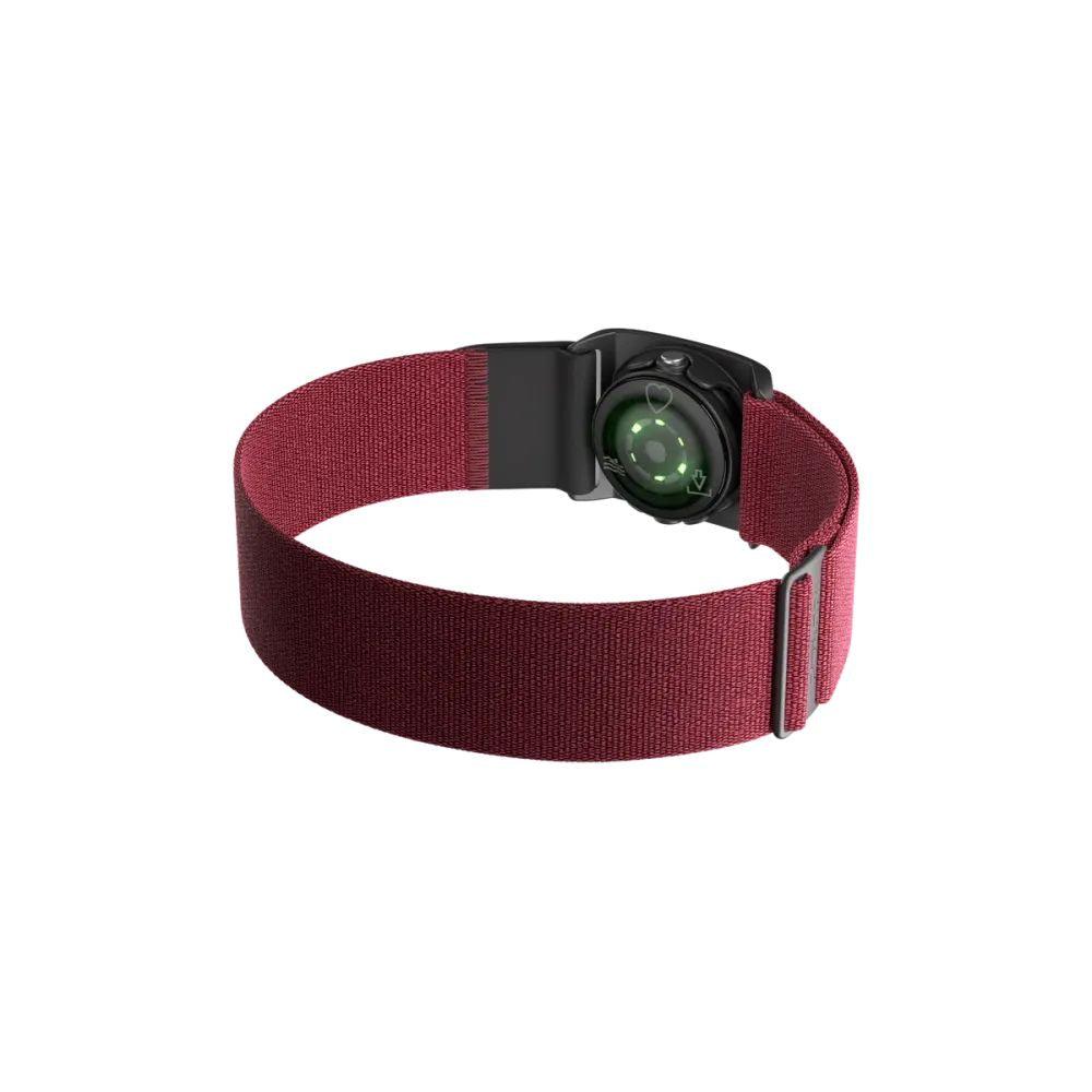 Polar Verity Sense Optical Heart Rate Sensor - Accurate Wearable Heart Rate Monitor for Running, Cycling & Fitness Training (DRK Red, Size M/XXL)