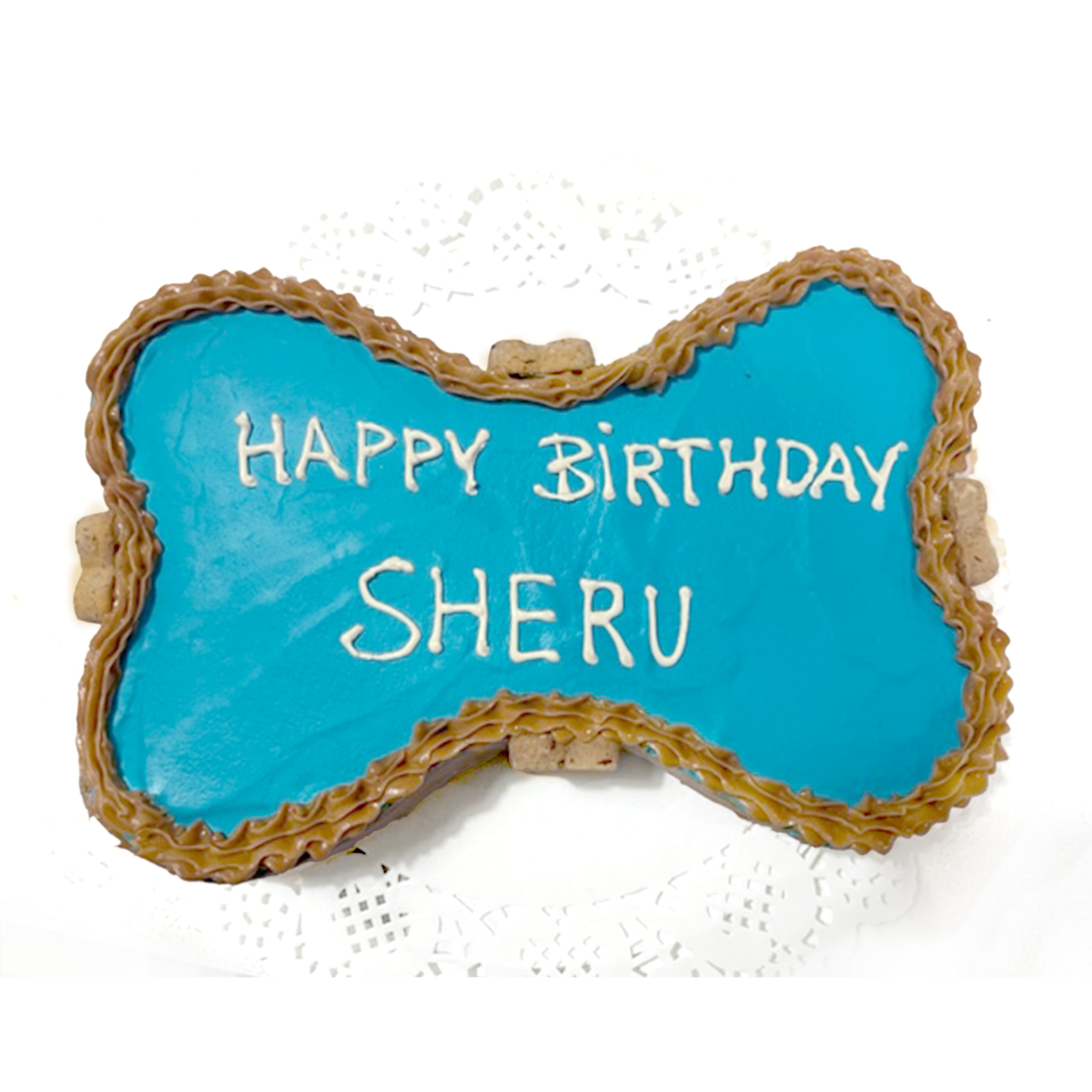 Fluffy Dog Cake Chew Toy - Durable & Safe Bone Treat for Small & Large Dogs - Perfect for Teething, Training & Playtime
