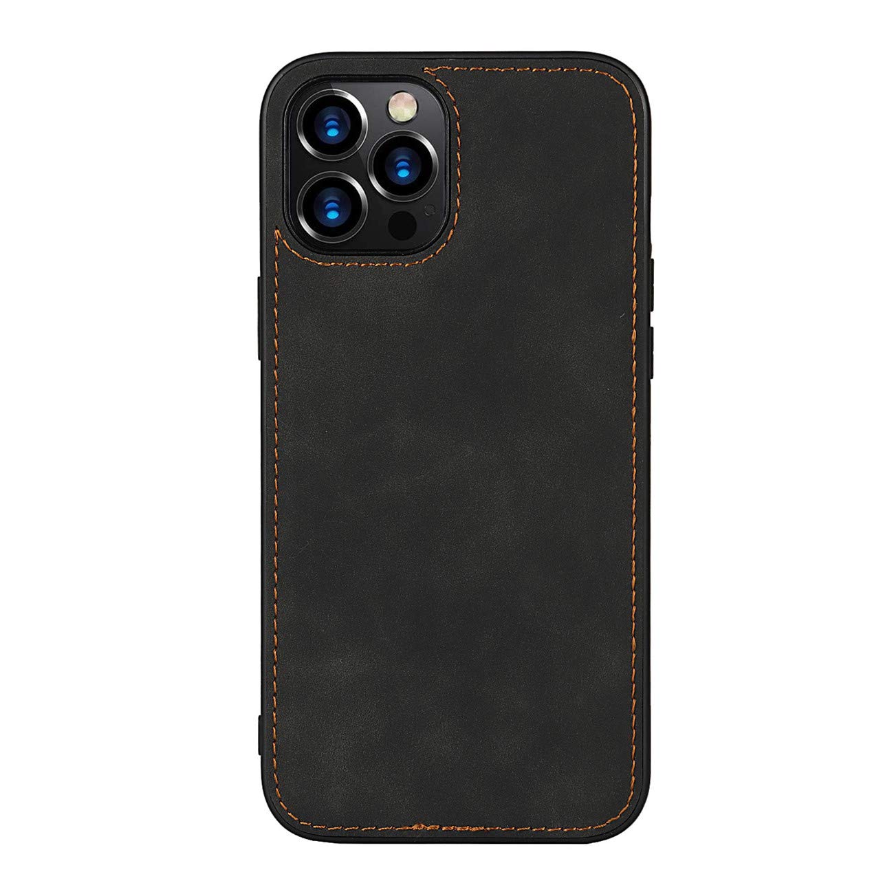 Premium PU Leather iPhone 12/12 Pro Wallet Case with Card Holder & Magnetic Clasp - 2-in-1 Shockproof Flip Cover with Detachable Wrist Strap & Zipper Pocket (Black) - Perfect for Everyday Use, Travel & Hands-Free Convenience