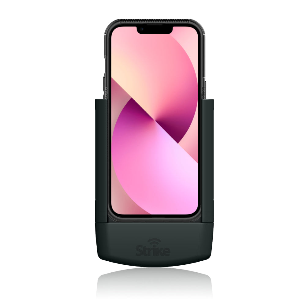 iPhone 13 Car Mount Holder Compatible with Strike Rugged Case - Secure Phone Cradle for Driving, Commuting & Road Trips