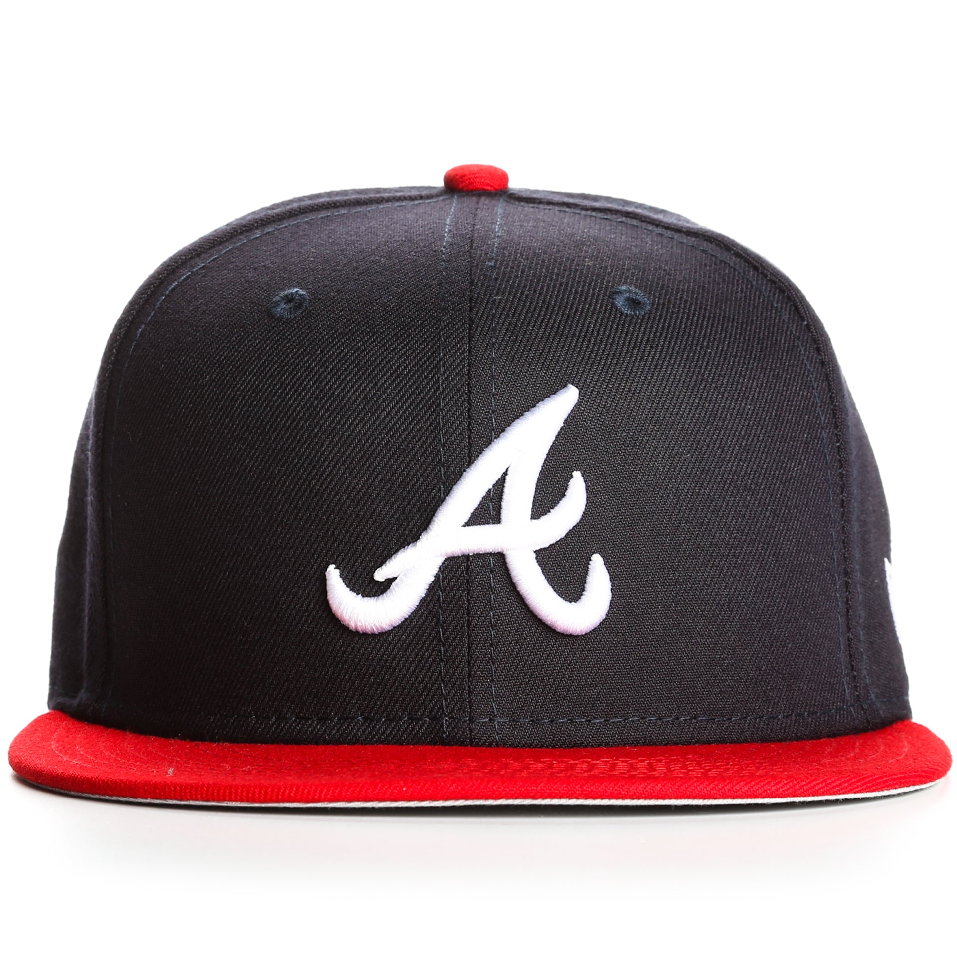 New Era 9Fifty Snapback Atlanta Braves Baseball Cap - Adjustable Black Hat for Men & Women - Perfect for Baseball Games, Streetwear & Casual Outfits