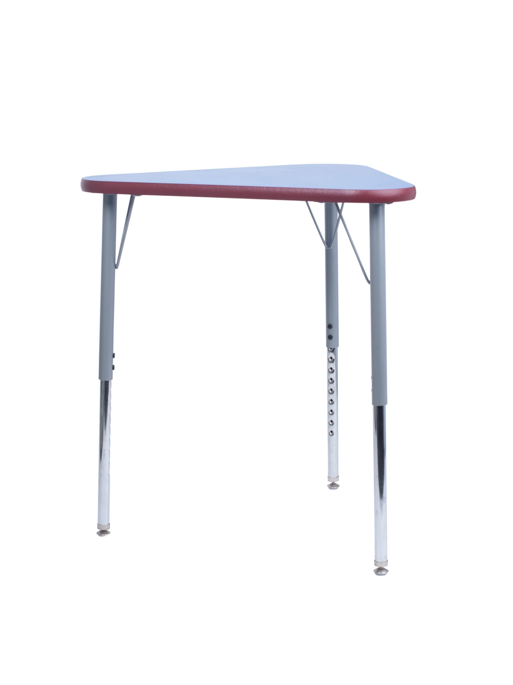 Adjustable Height Triangle Collaborative School Desk - Kids Activity Table for Classroom, Study & Group Work - Perfect for Learning, Arts & Crafts