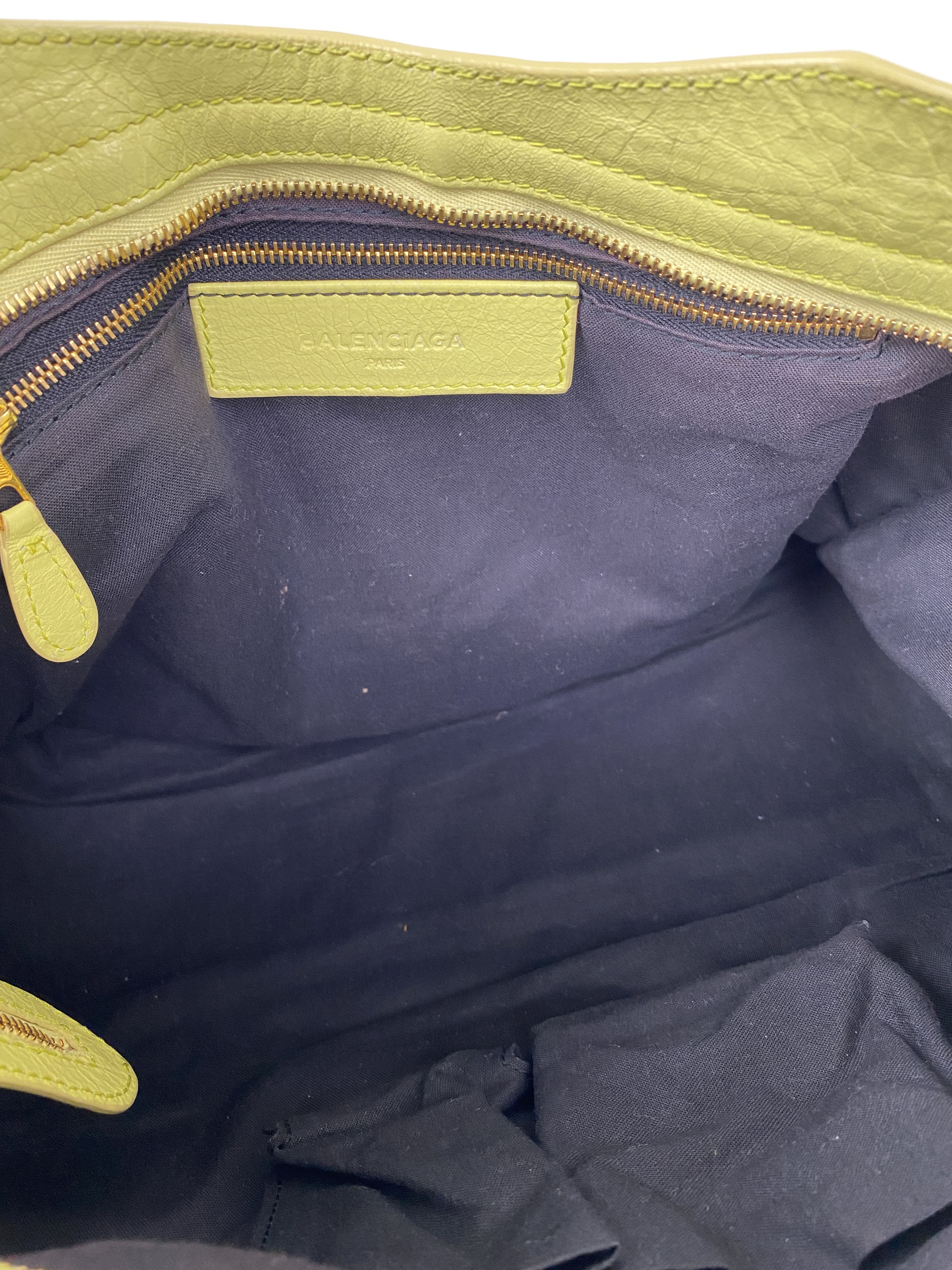 Balenciaga Pistachio Yellow Medium City Bag - Luxury Designer Handbag for Women | Perfect for Work, Travel & Everyday Use