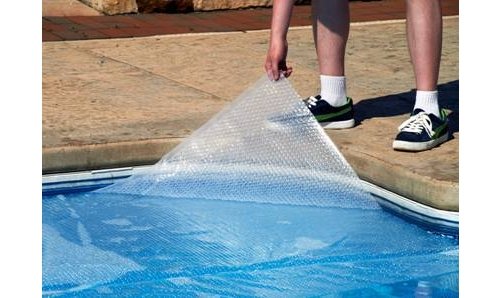 Blue Wave NS484 12-mil Round Solar Pool Cover for 21-Feet Above Ground Pools - Clear UV-Resistant Insulation Blanket | Reduces Heat Loss & Saves Energy | Perfect for Summer Swimming & Winter Pool Protection
