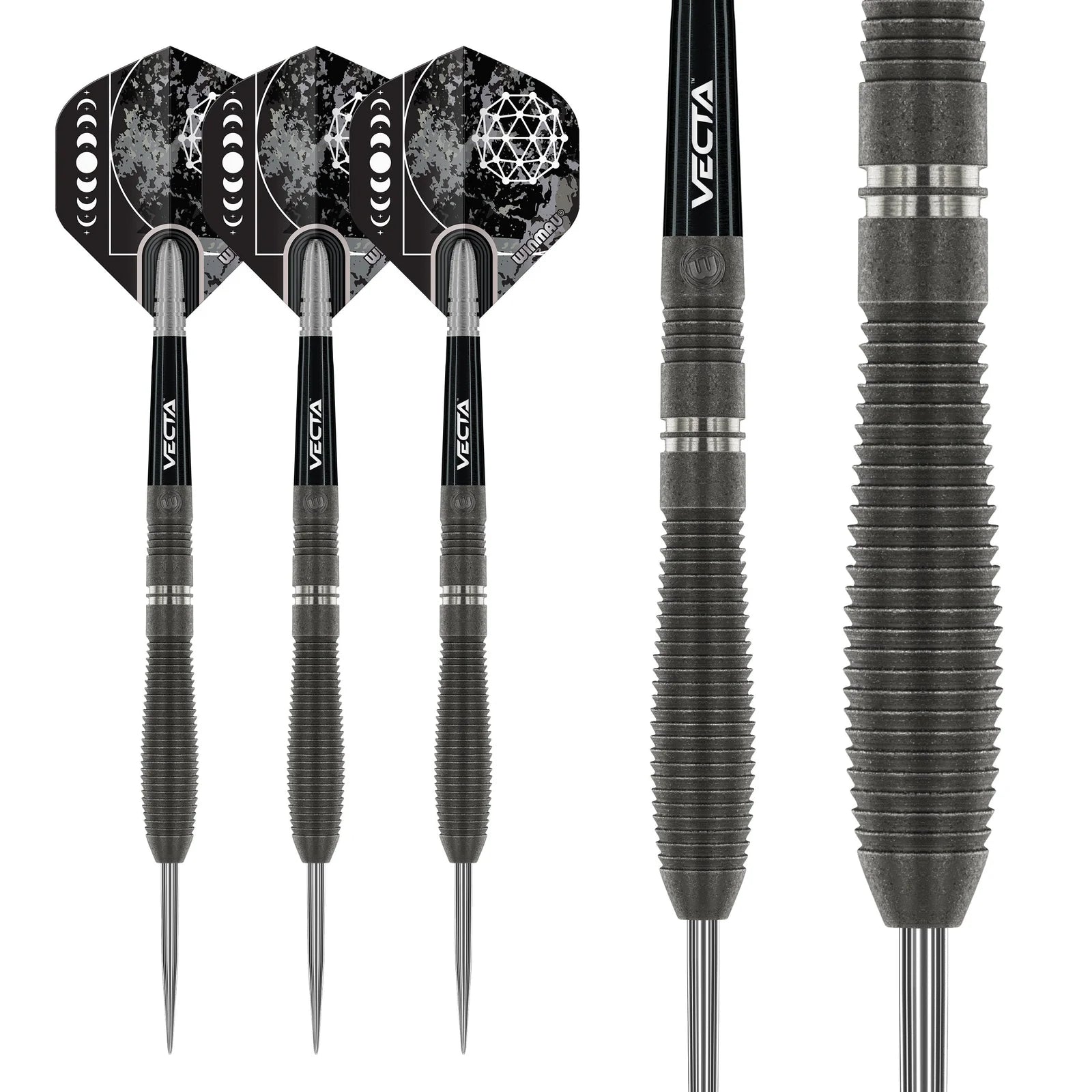 WINMAU Callisto 02 Professional Darts - 90% Tungsten Steel Tip Darts (23g) for Precision Play - Perfect for Tournaments, Pubs & Home Practice
