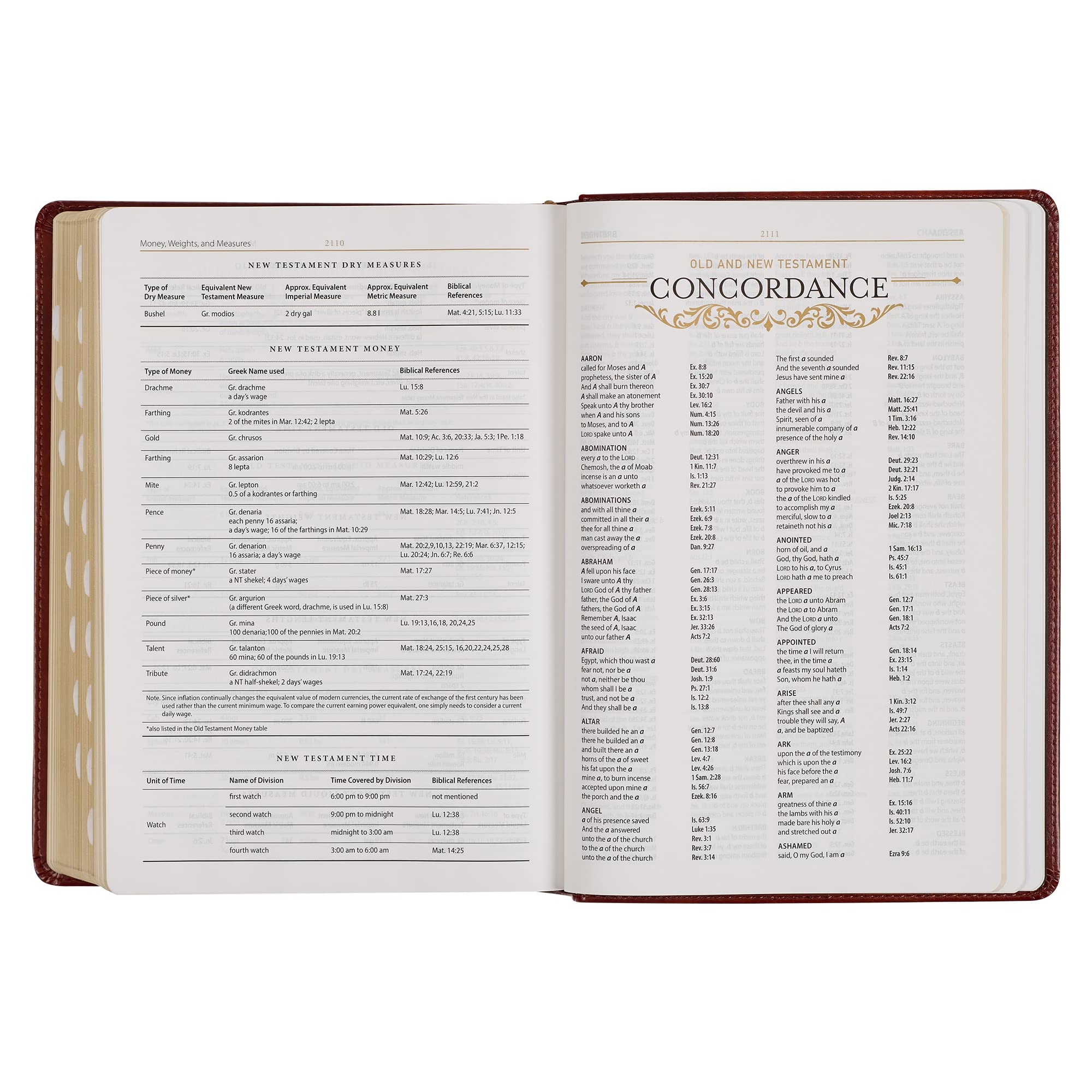 KJV Study Bible - Premium Full Grain Leather, Thumb Index, King James Version Holy Bible, Saddle Tan (Standard Print) | Perfect for Bible Study, Church Services & Christian Devotionals