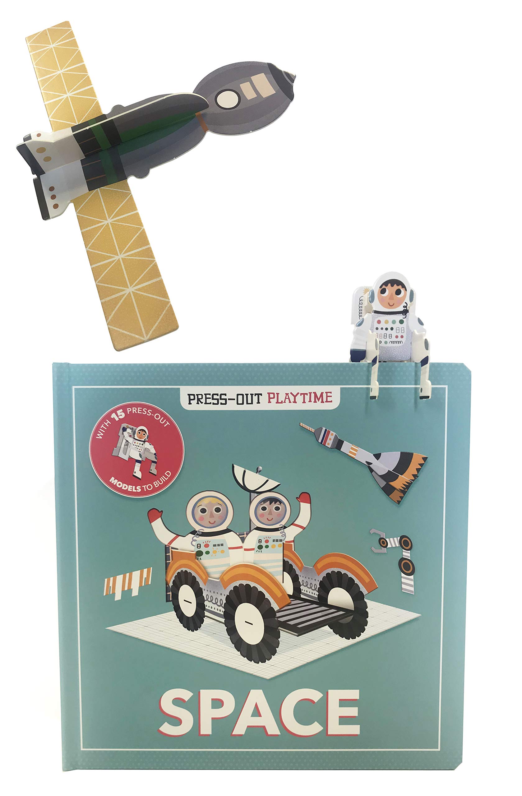 Press Out Playtime Space Rocket Toy - STEM Learning & Creative Play for Kids - Perfect for Indoor & Outdoor Activities, Birthday Gifts & Classroom Fun