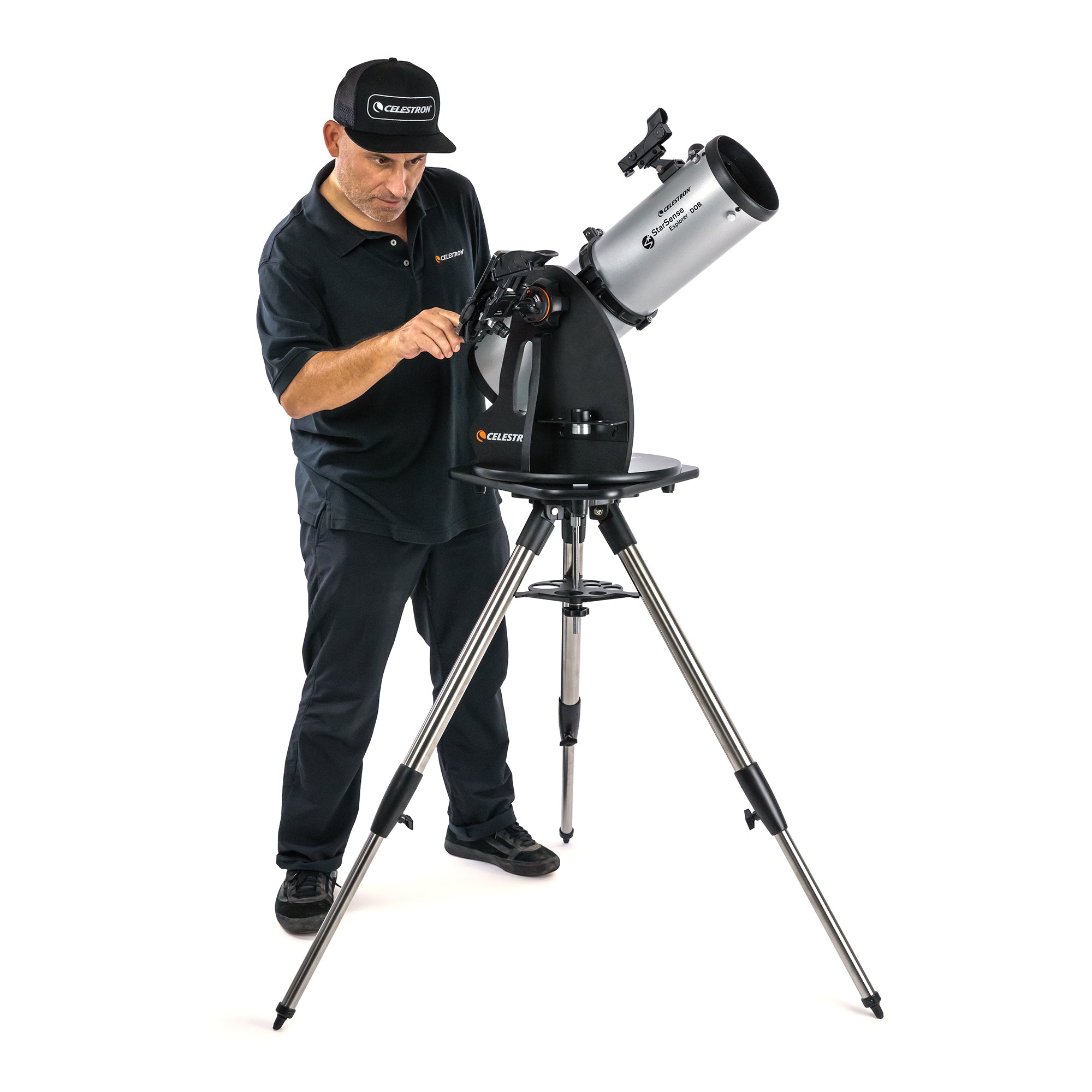 Used StarSense Explorer Tabletop Dobsonian Telescopes Tripod - Lightweight & Portable for Astronomy, Stargazing, and Astrophotography