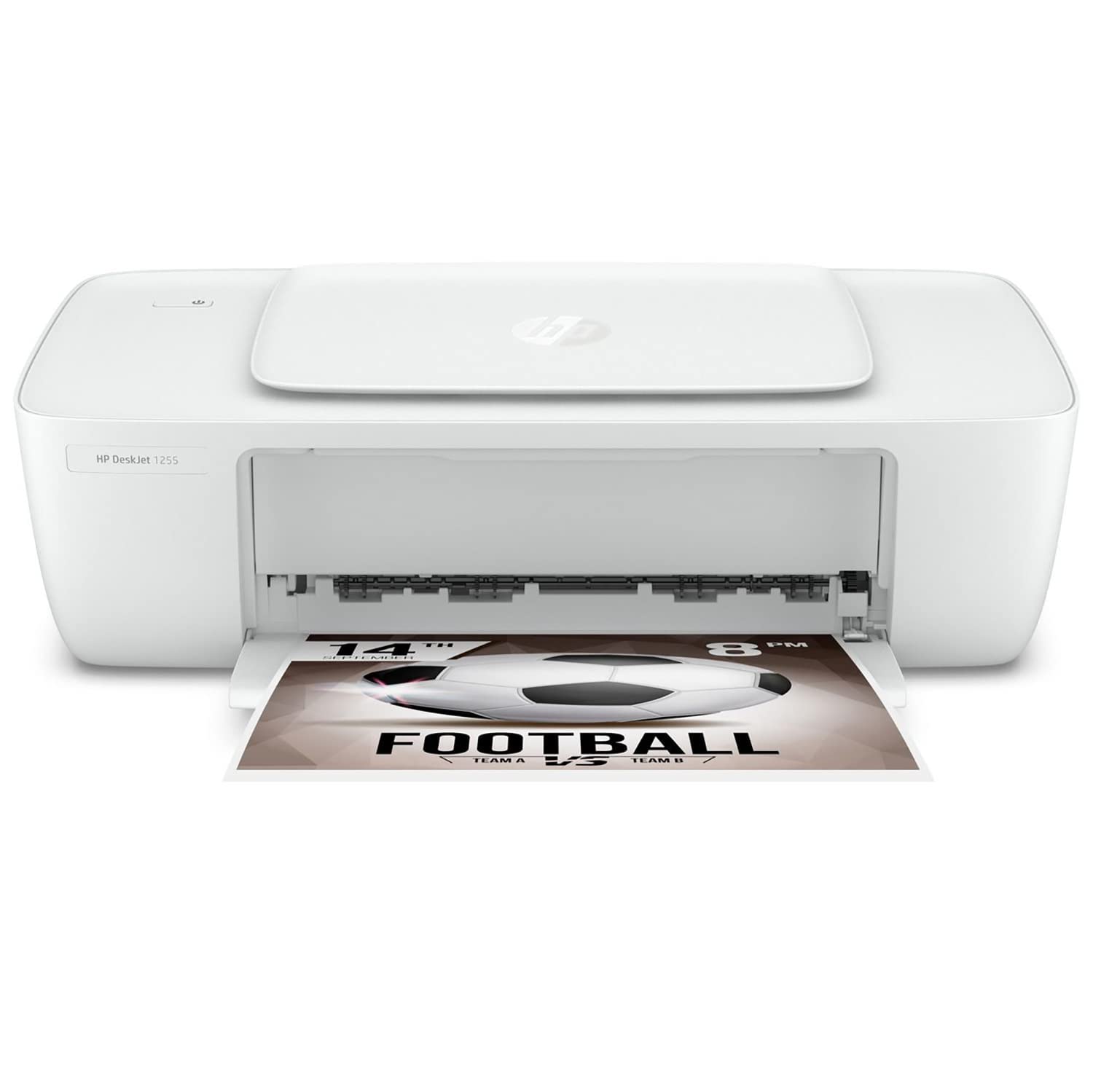 HP Deskjet 1255 Wireless Color Inkjet Printer for Home & Office - Compact Design, High Resolution 4800 x 1200 dpi, USB Connectivity, Legal Size 8.5