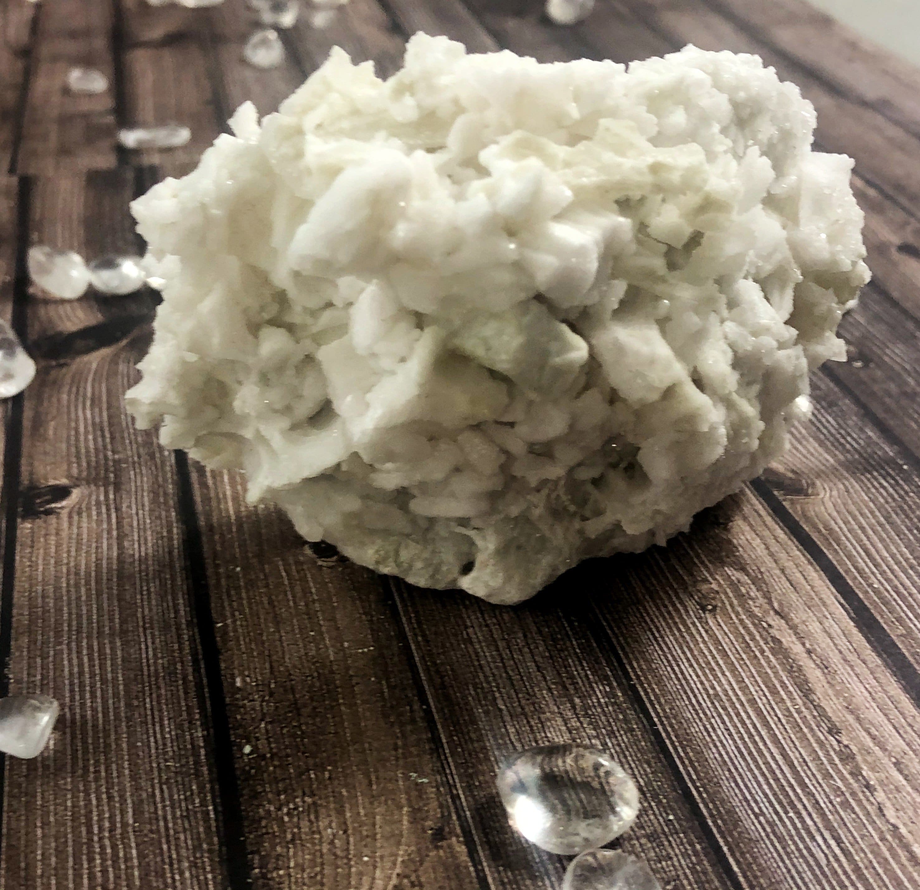 Natural Bulgarian Quartz and Calcite Crystal Specimen - Healing Stones for Meditation, Reiki, and Home Decor