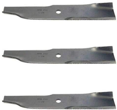Danlex 3-Pack Heavy Duty Replacement Lawn Mower Blades for Bad Boy MZ Models with 42